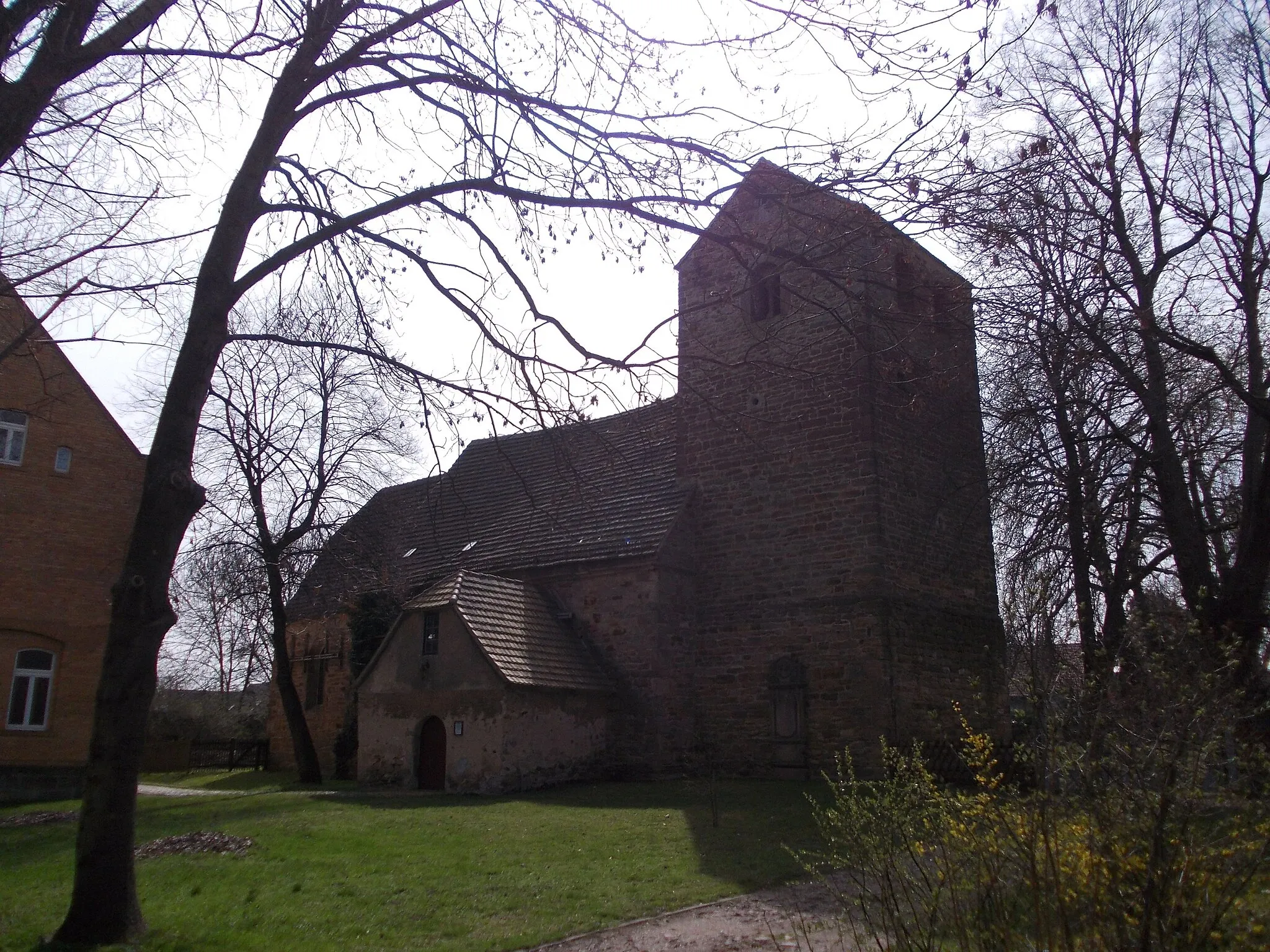 Photo showing: St. Anne's Church in Grossgräfendorf (Bad Lauchstädt, district of Saalekreis, Saxony-Anhalt)