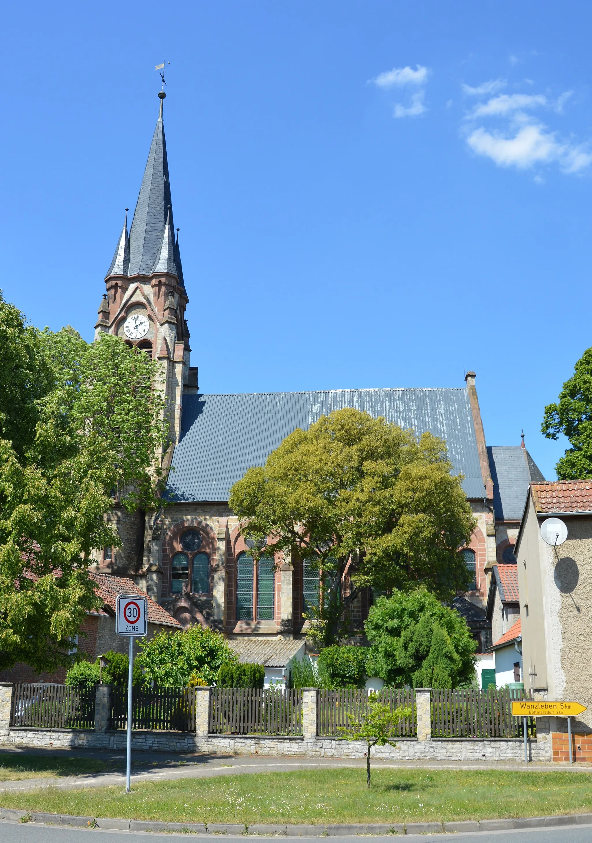 Photo showing: Kirche Klein Germersleben