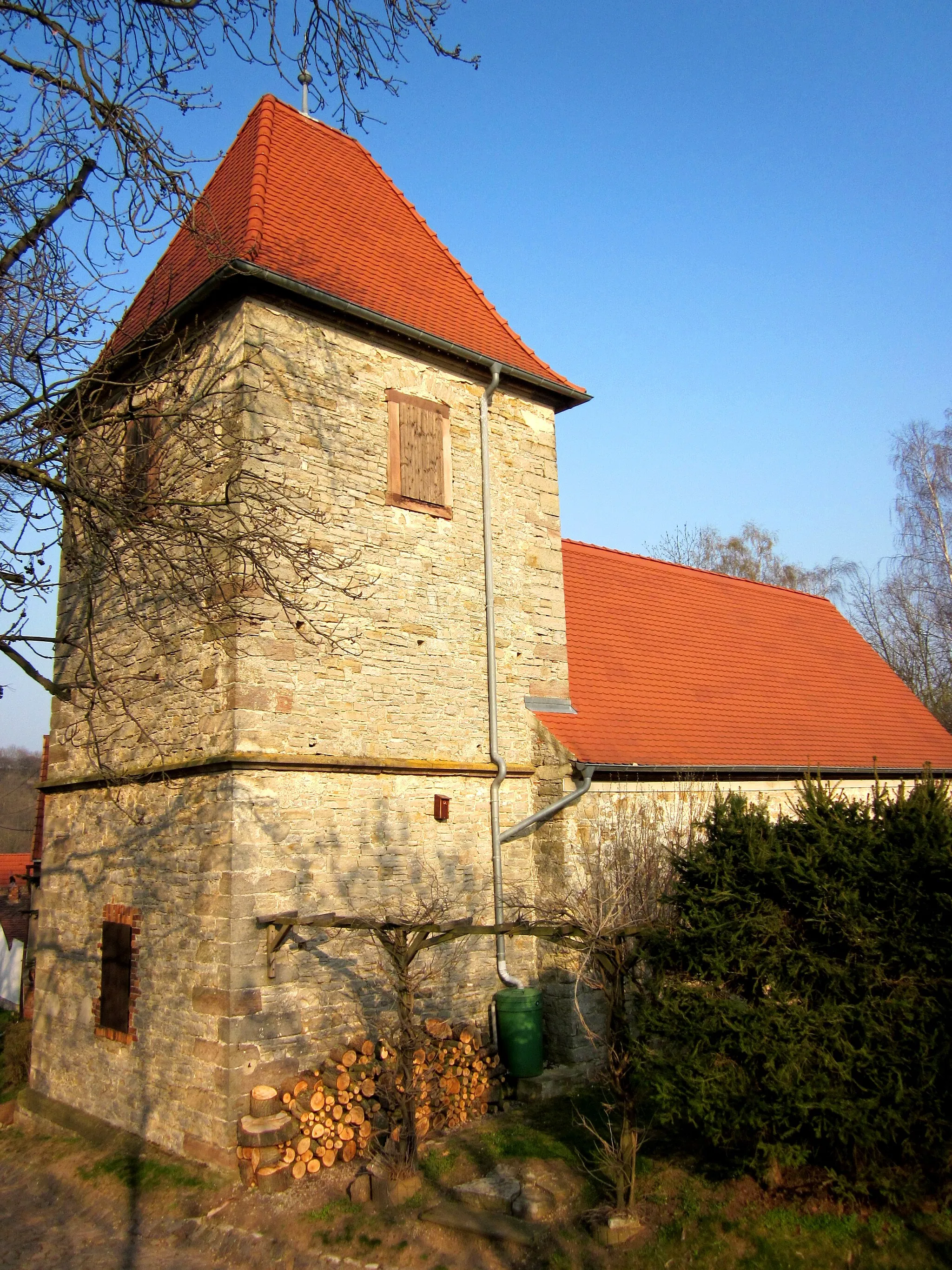 Photo showing: Kuckenburg church (Obhausen, district: Saalekreis, Saxony-Anhalt)