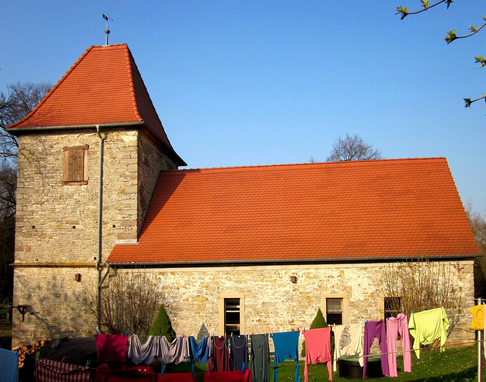 Photo showing: Kuckenburg church (Obhausen, district: Saalekreis, Saxony-Anhalt)