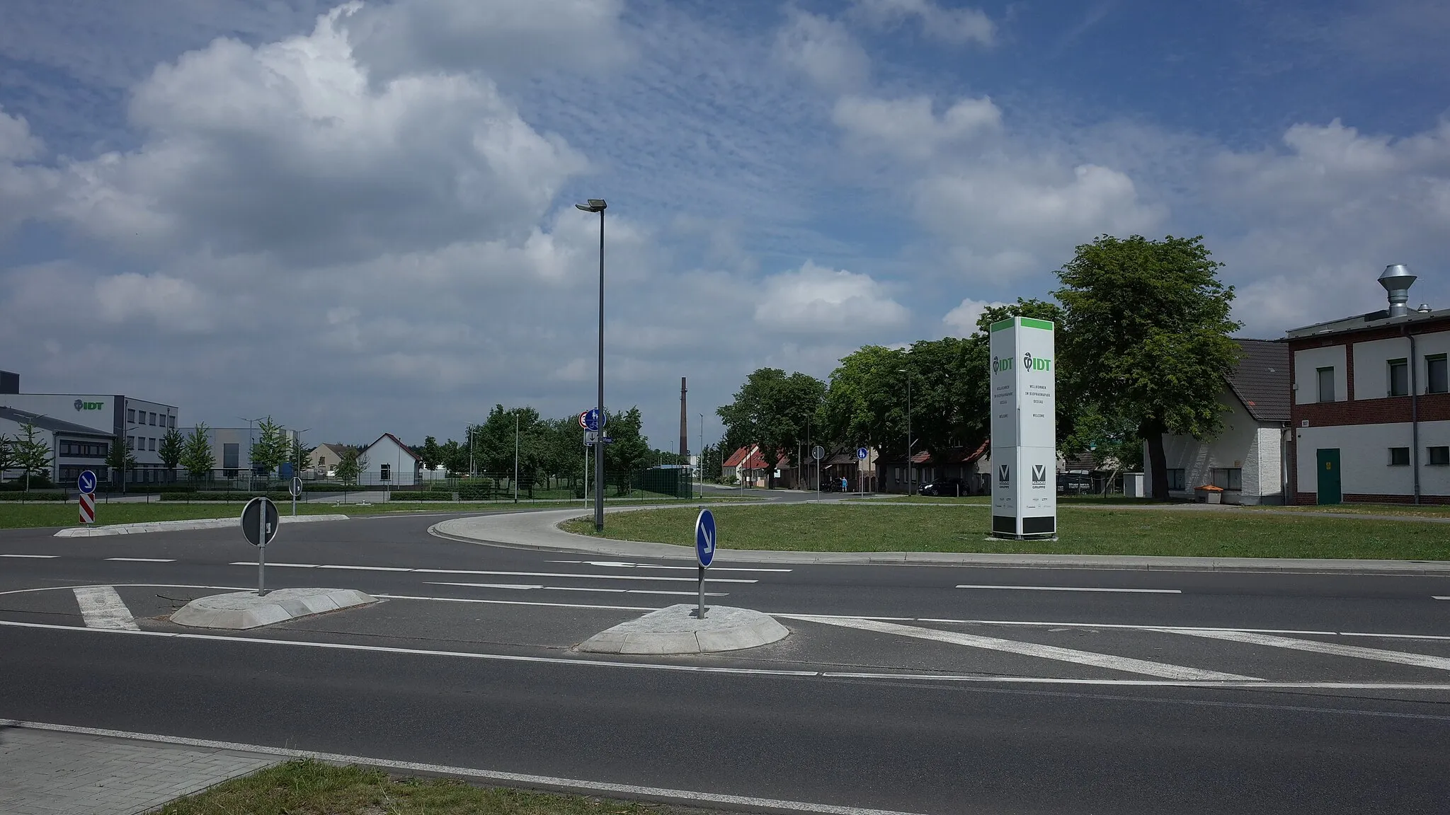 Photo showing: Stadt Dessau-Roßlau,  Rodleben Ortsteil Tornau. Neue Straße zum BioPharmaPark