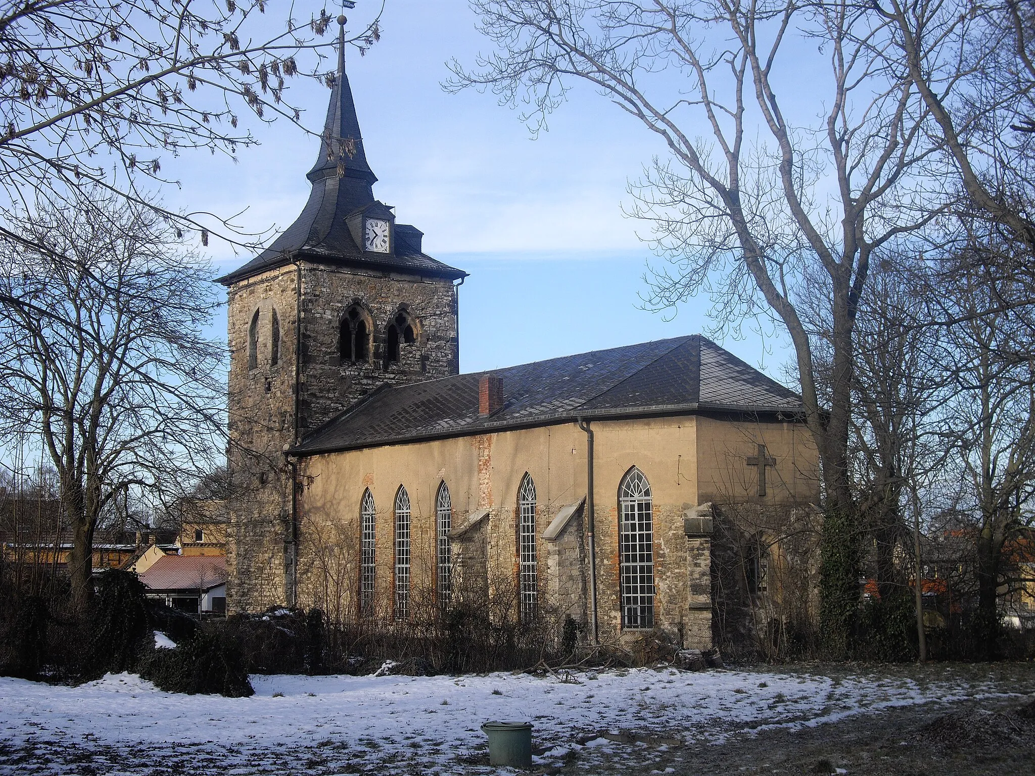 Photo showing: Die Kirche St.Andreas in Siersleben