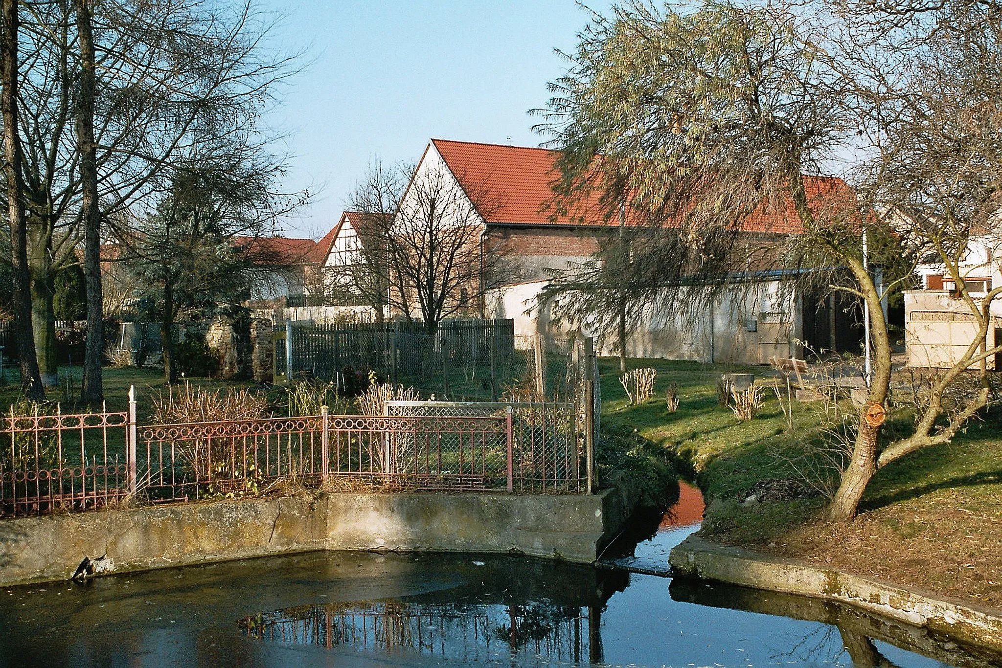 Photo showing: Ritterode (Hettstedt),  the village pond