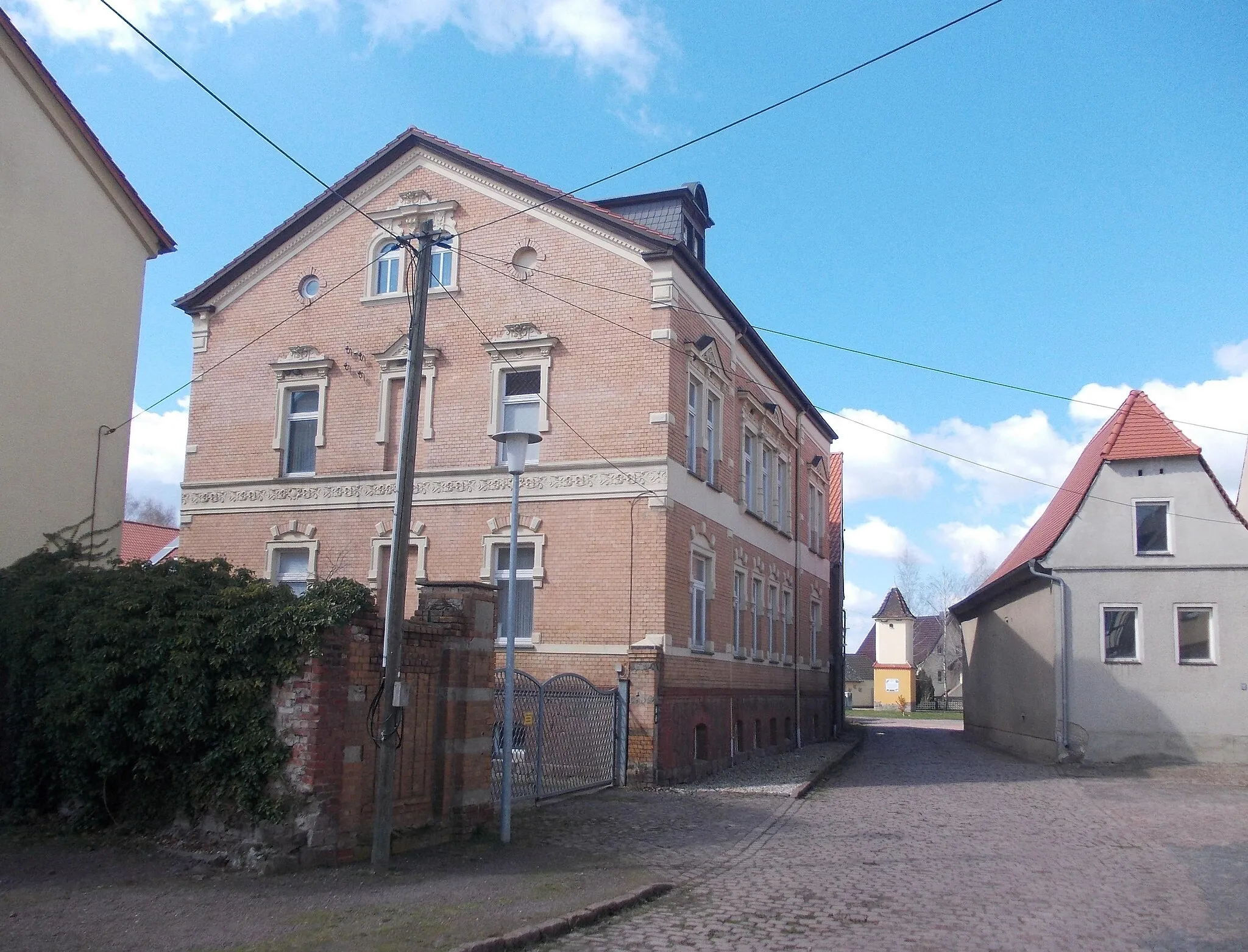 Photo showing: Dorfstrasse in Untermaschwitz (LLandsberg, district: Saalekreis, Saxony-Anhalt)