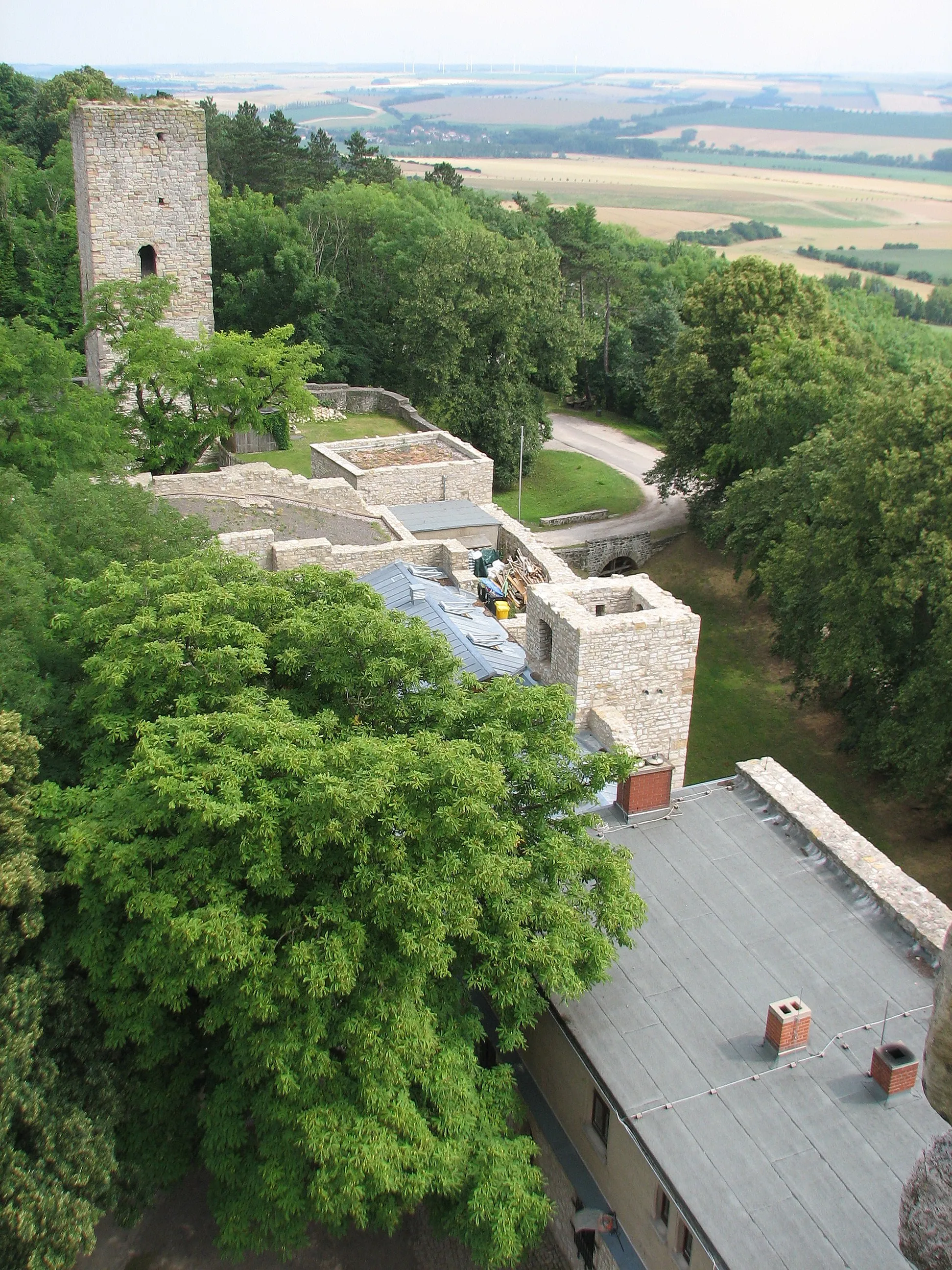 Photo showing: Blick vom Turm auf die Eckartsburg