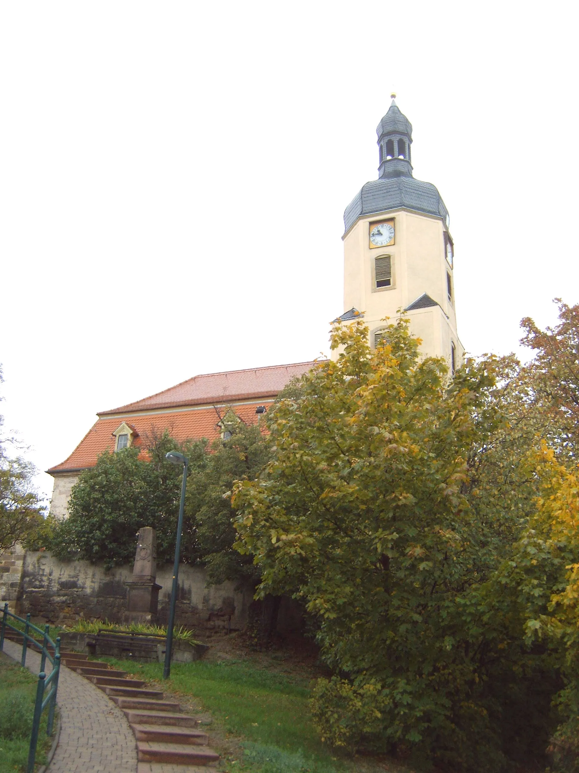 Photo showing: Dorfkirche von Wethau, Südseite