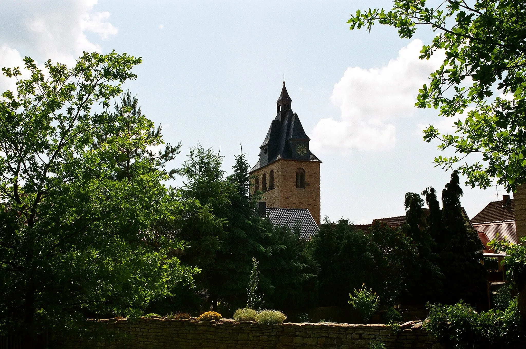 Photo showing: Allstedt, view to the church St. Wigbert