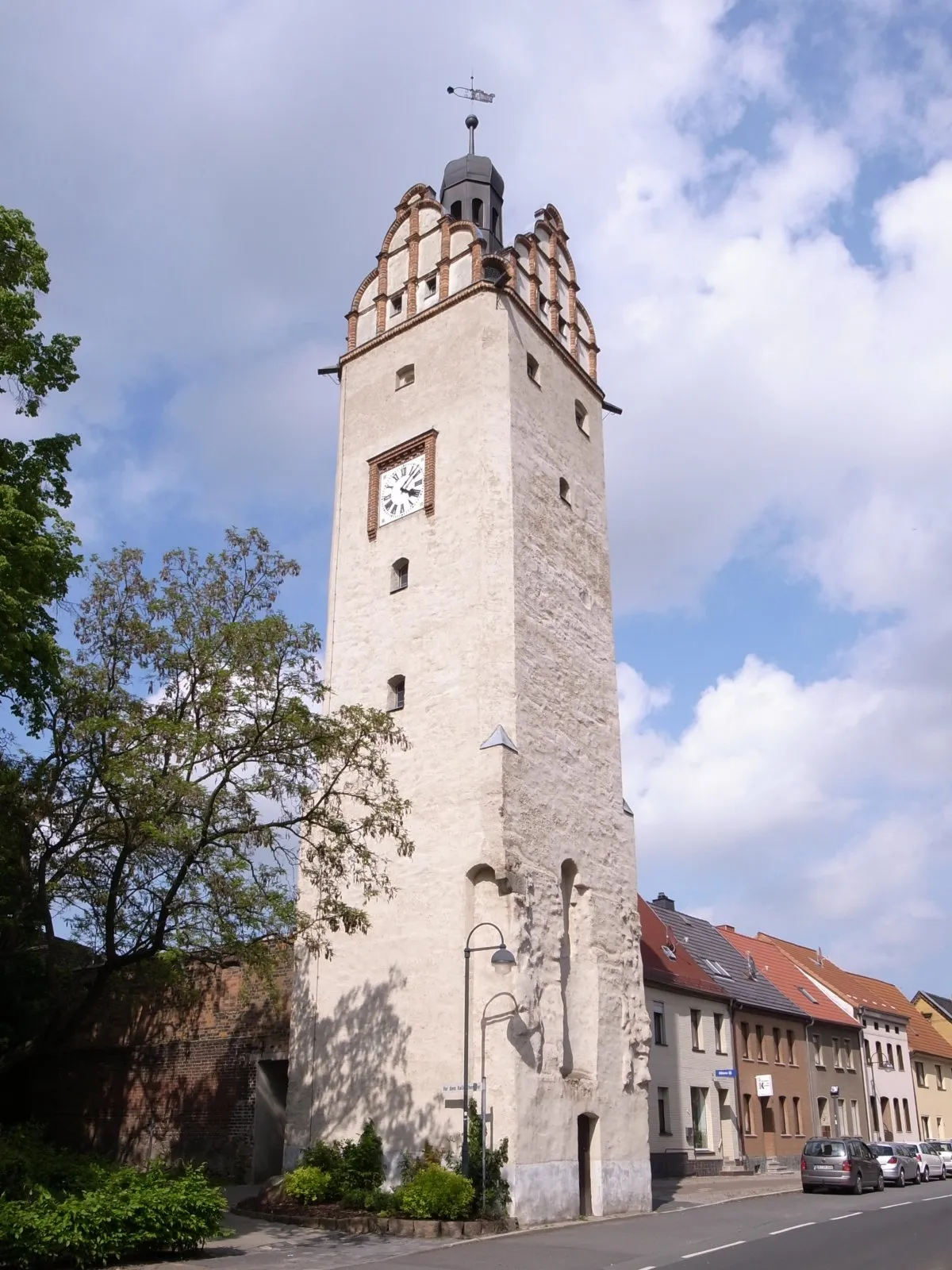 Photo showing: Zörbig, Hallescher Turm