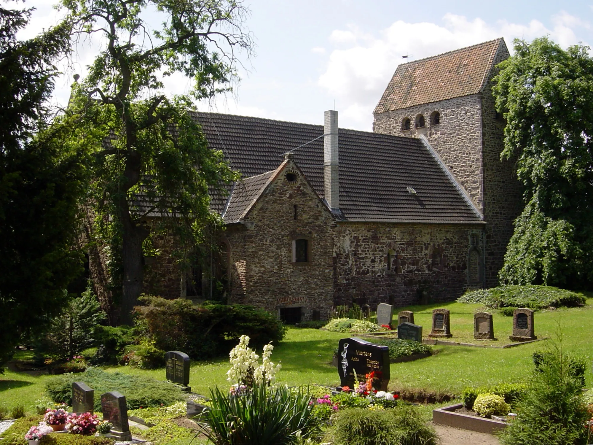 Photo showing: Protestant church in Bebertal I, Germany