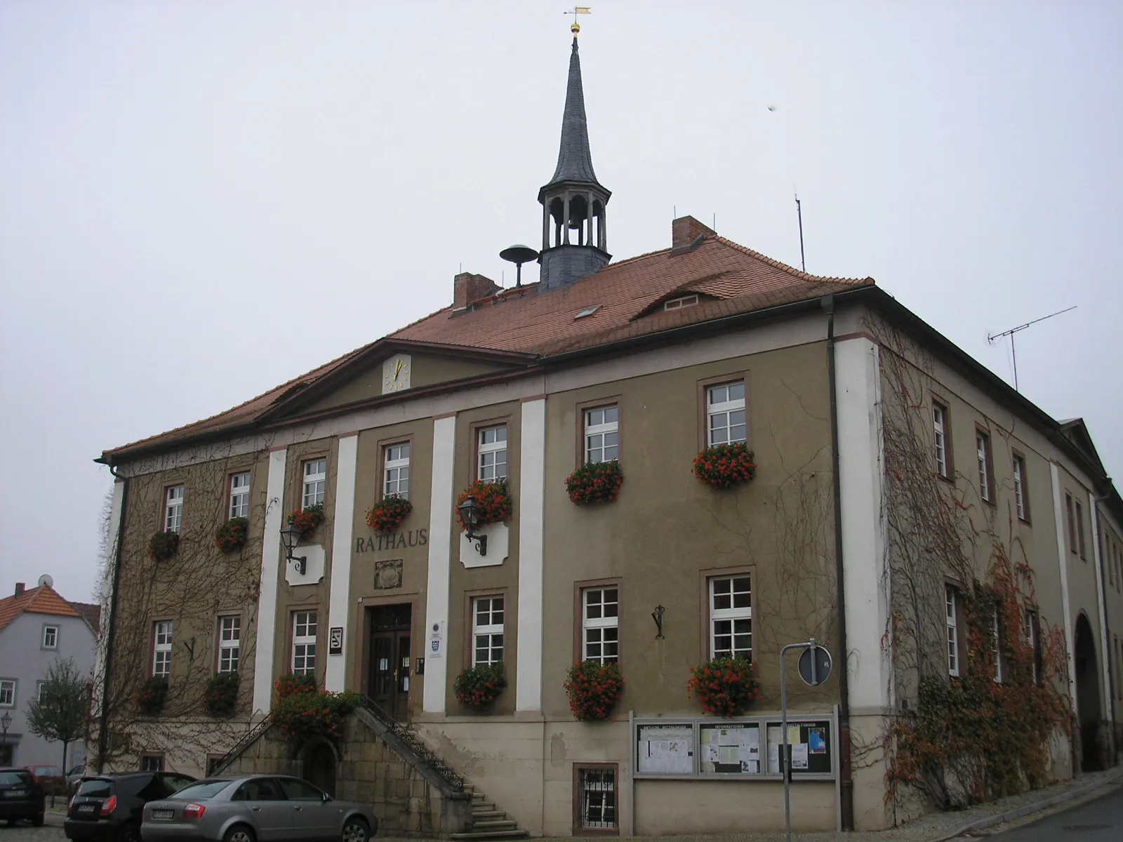 Photo showing: Das Rathaus von Wiehe (Thüringen).