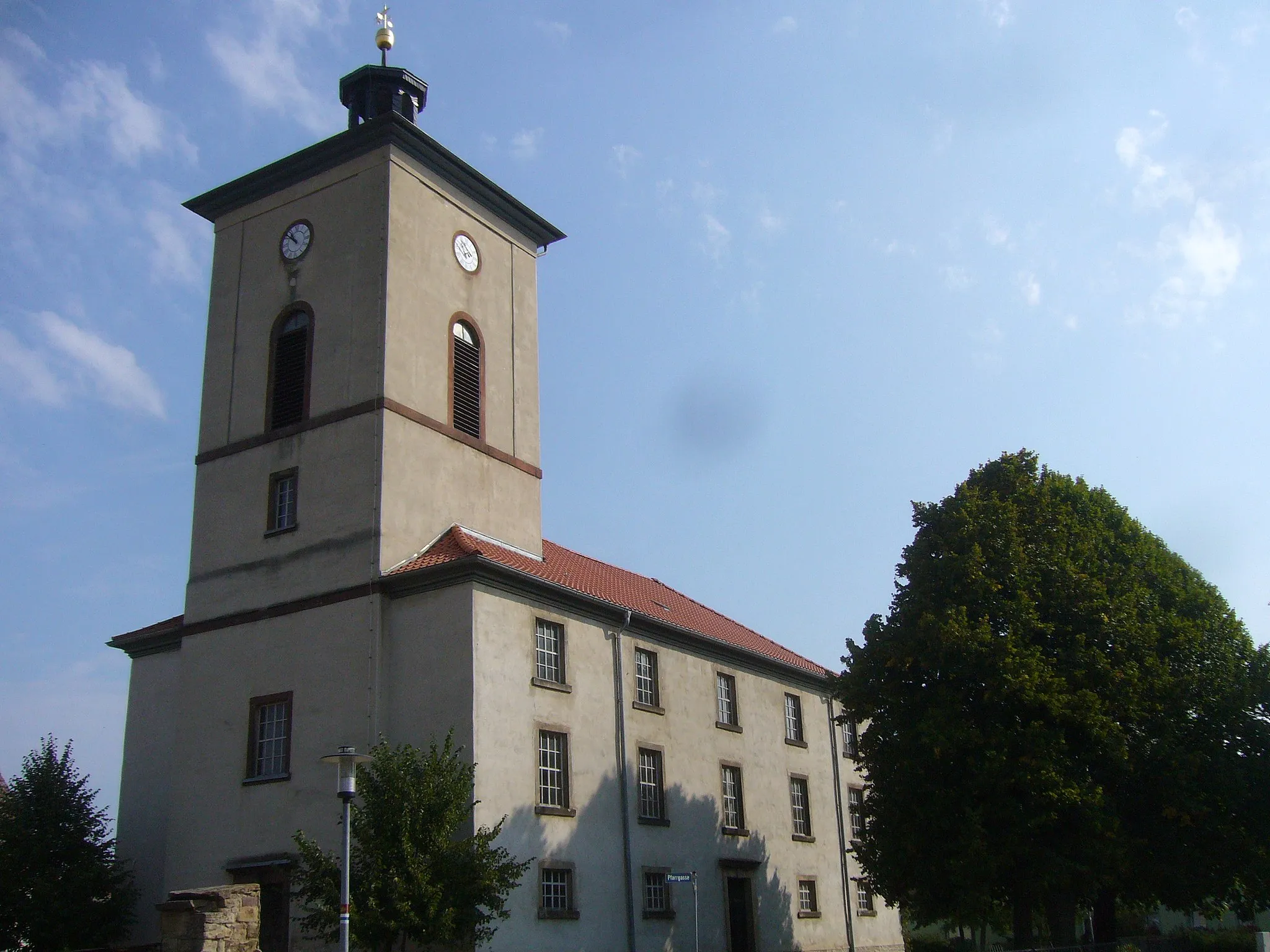 Photo showing: Church in Kalbsrieth, Kyffhäuserkreis, Thuringia, Germany
