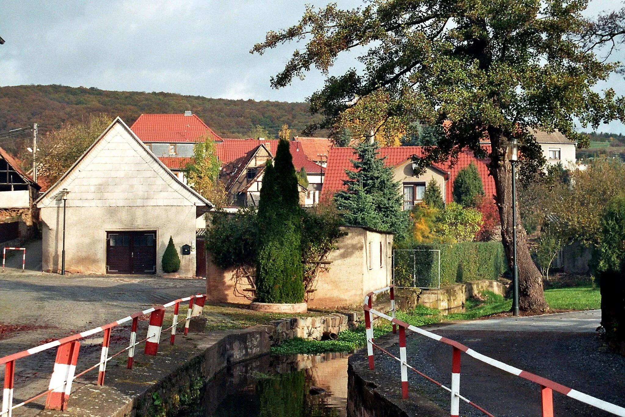 Photo showing: Kleinleinungen (Südharz), at the Leine