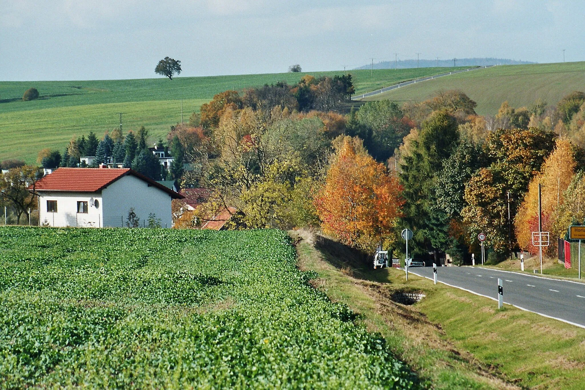 Photo showing: Horla (Sangerhausen), view to the village