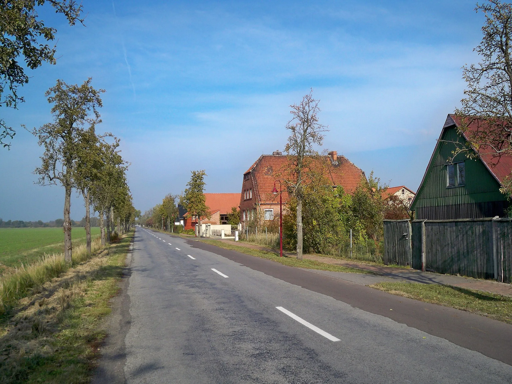 Photo showing: Buchhorst, Oebisfelde-Weferlingen, Saxony-Anhalt, street view from South