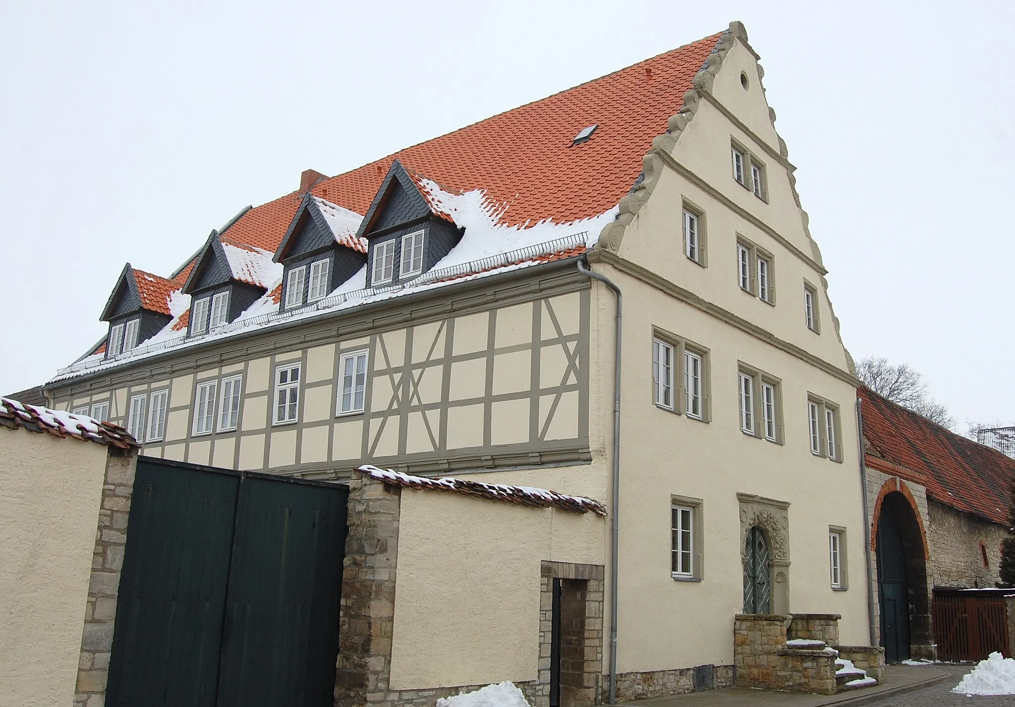 Photo showing: Hansescher Hof Hadmersleben