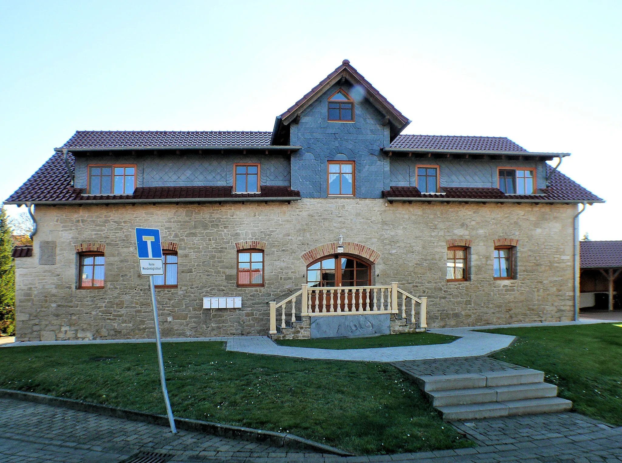 Photo showing: Eiserne Straße, Ecke Mittelhof  in Berßel