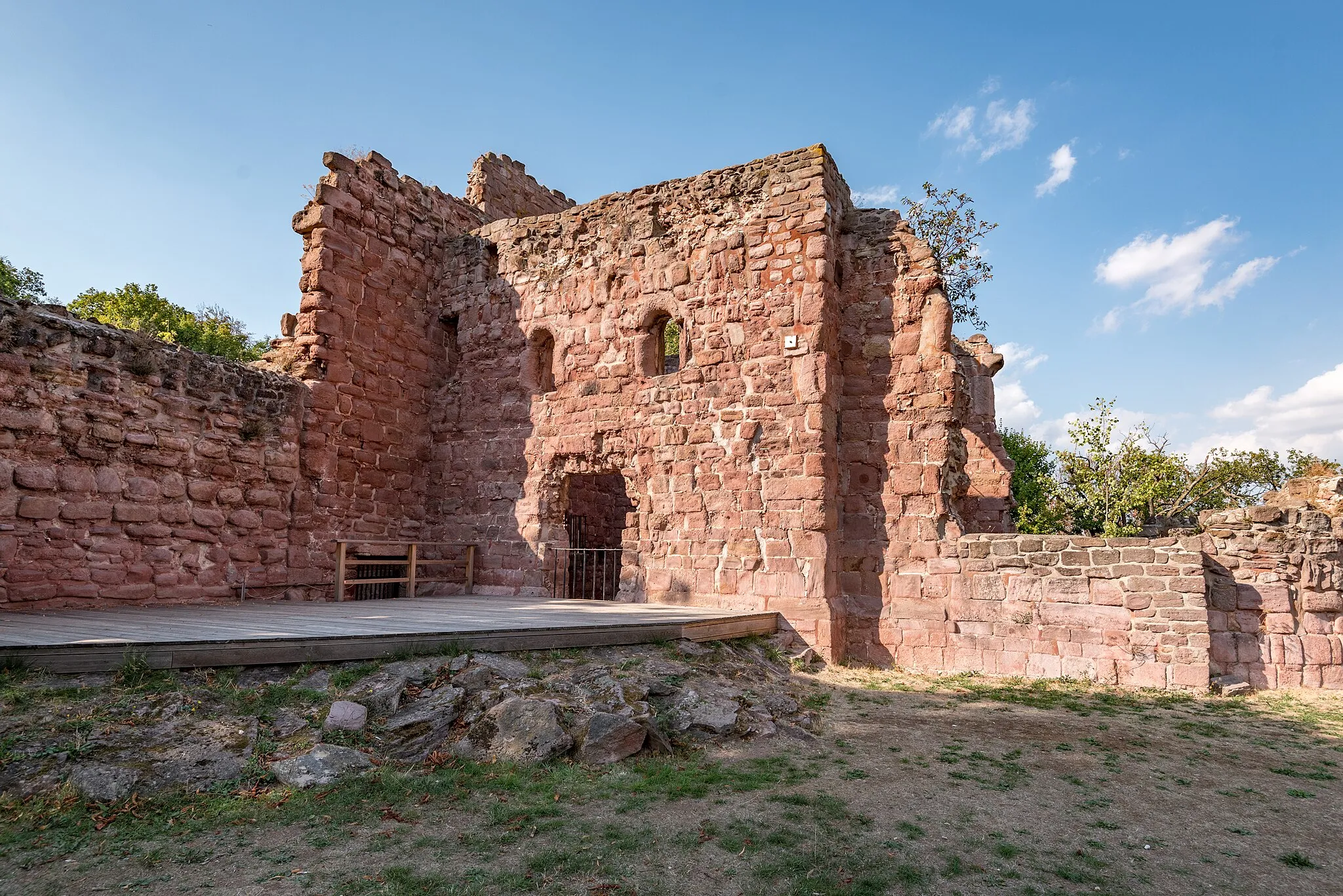 Photo showing: Kyffhäuserland, Reichsburg Kyffhausen, Unterburg