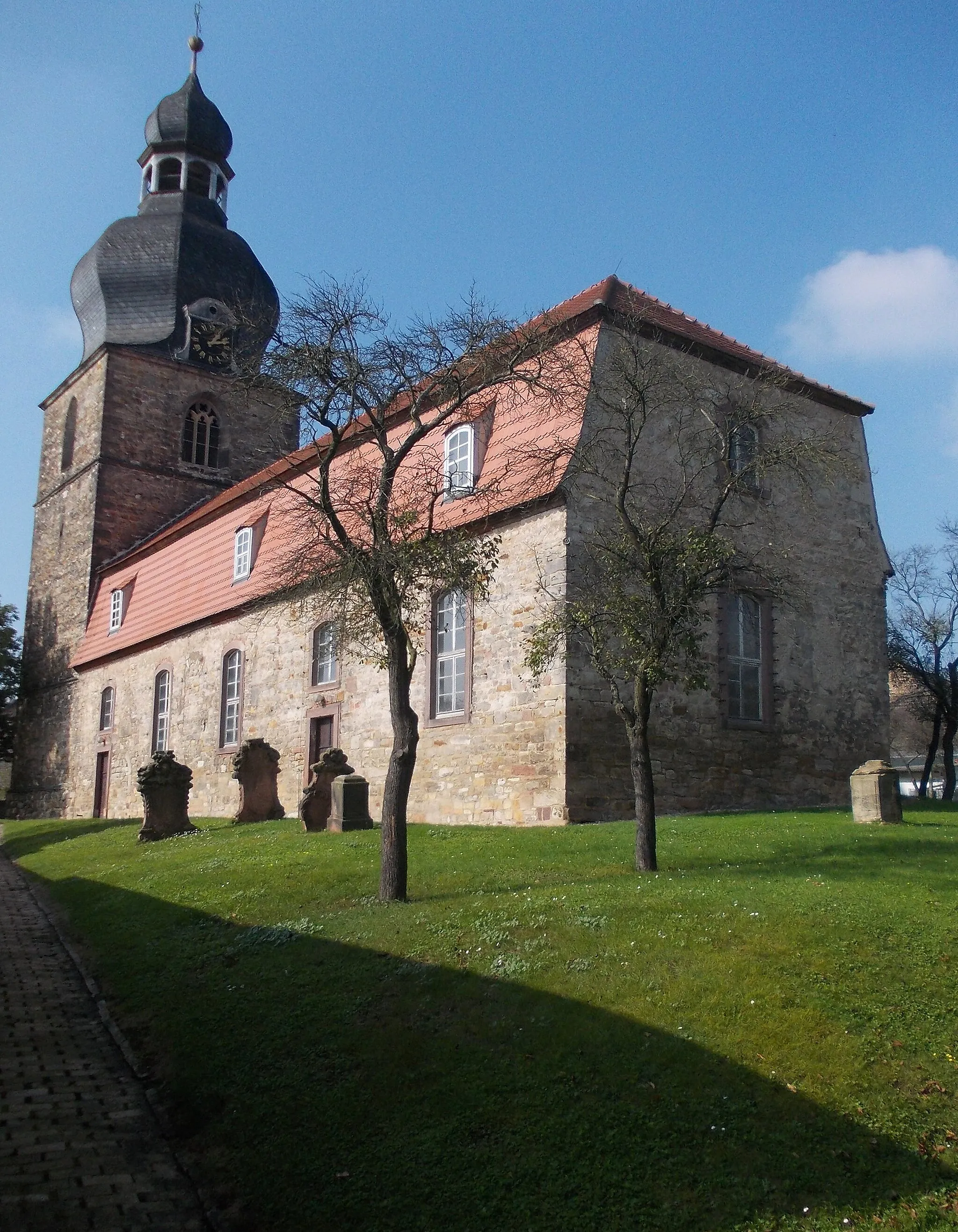 Photo showing: St. Lawrence Church in Teutschenthal (district: Saalekreis, Saxony-Anhalt)