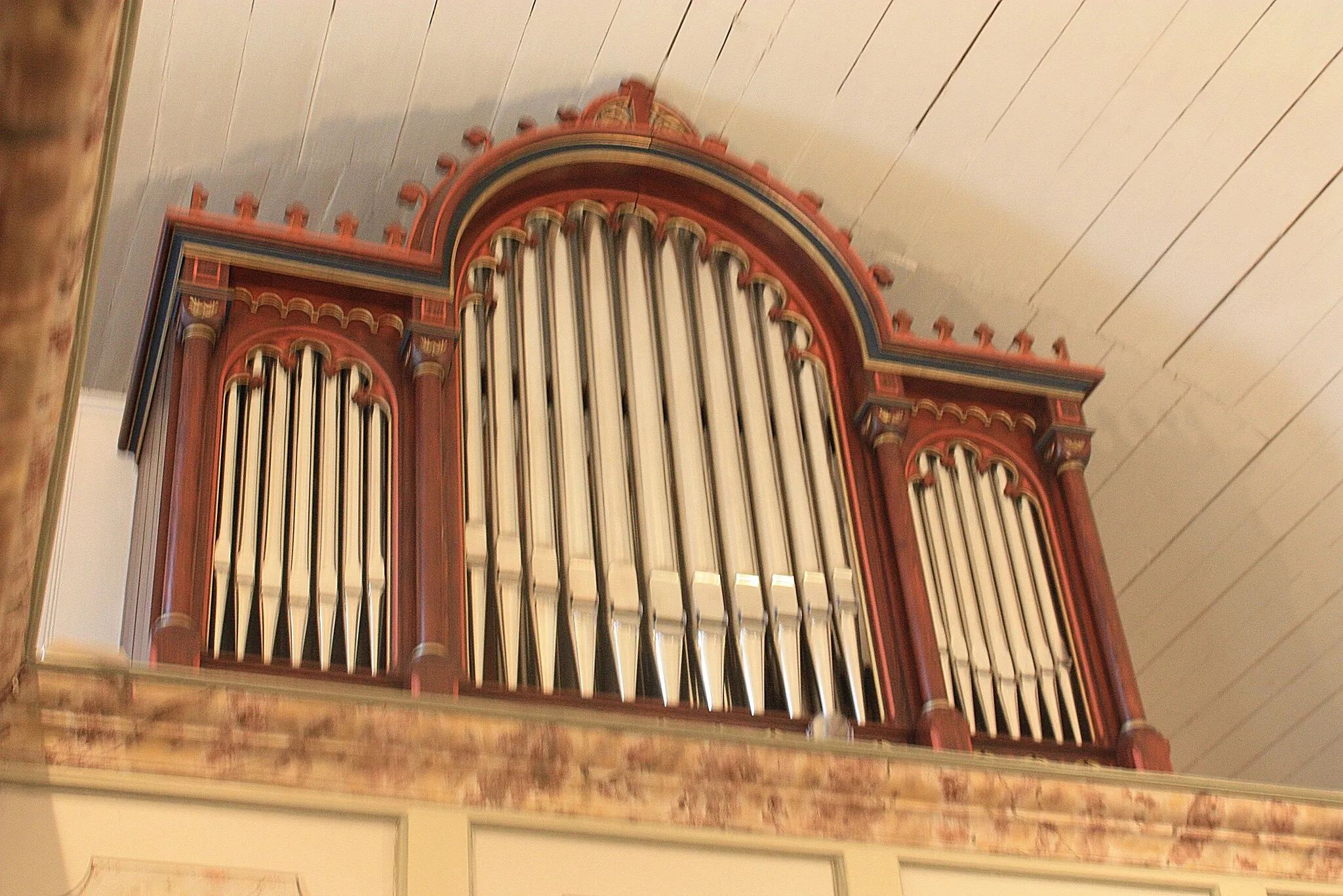 Photo showing: Die Orgel der Kirche St.Gangolf