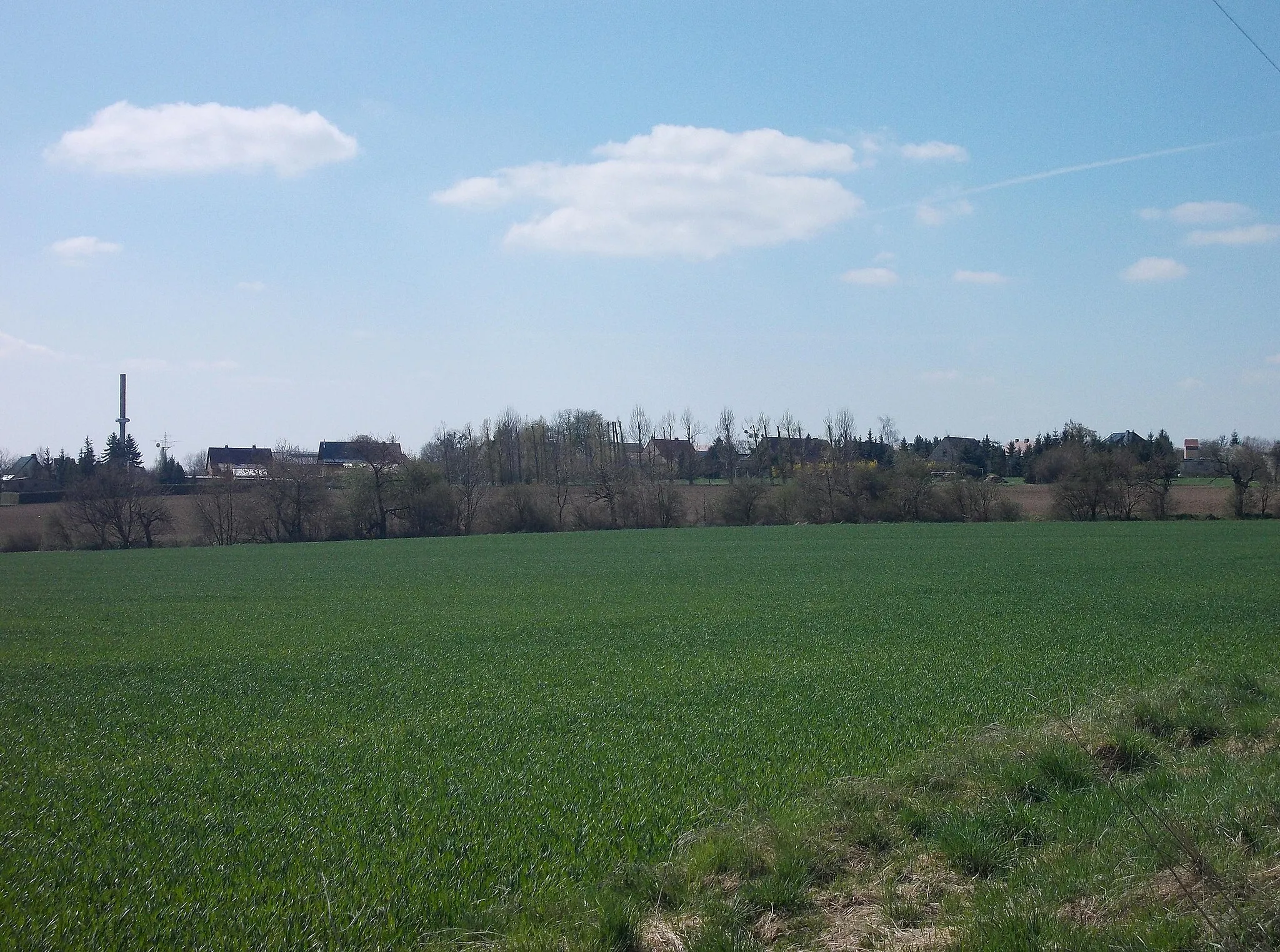 Photo showing: Fränkenau (Naumburg, district: Burgenlandkreis, Saxony-Anhalt) from the north-east