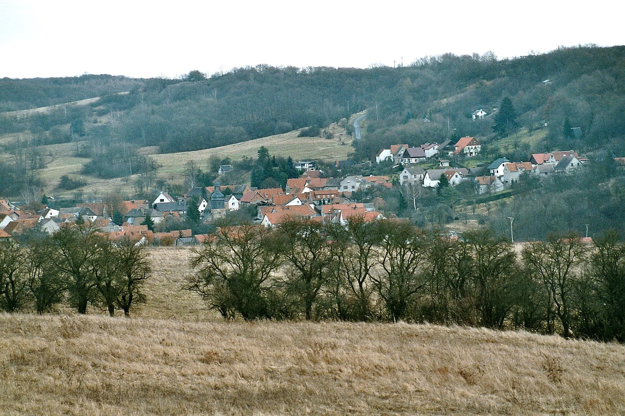 Photo showing: View to the village Poelsfeld