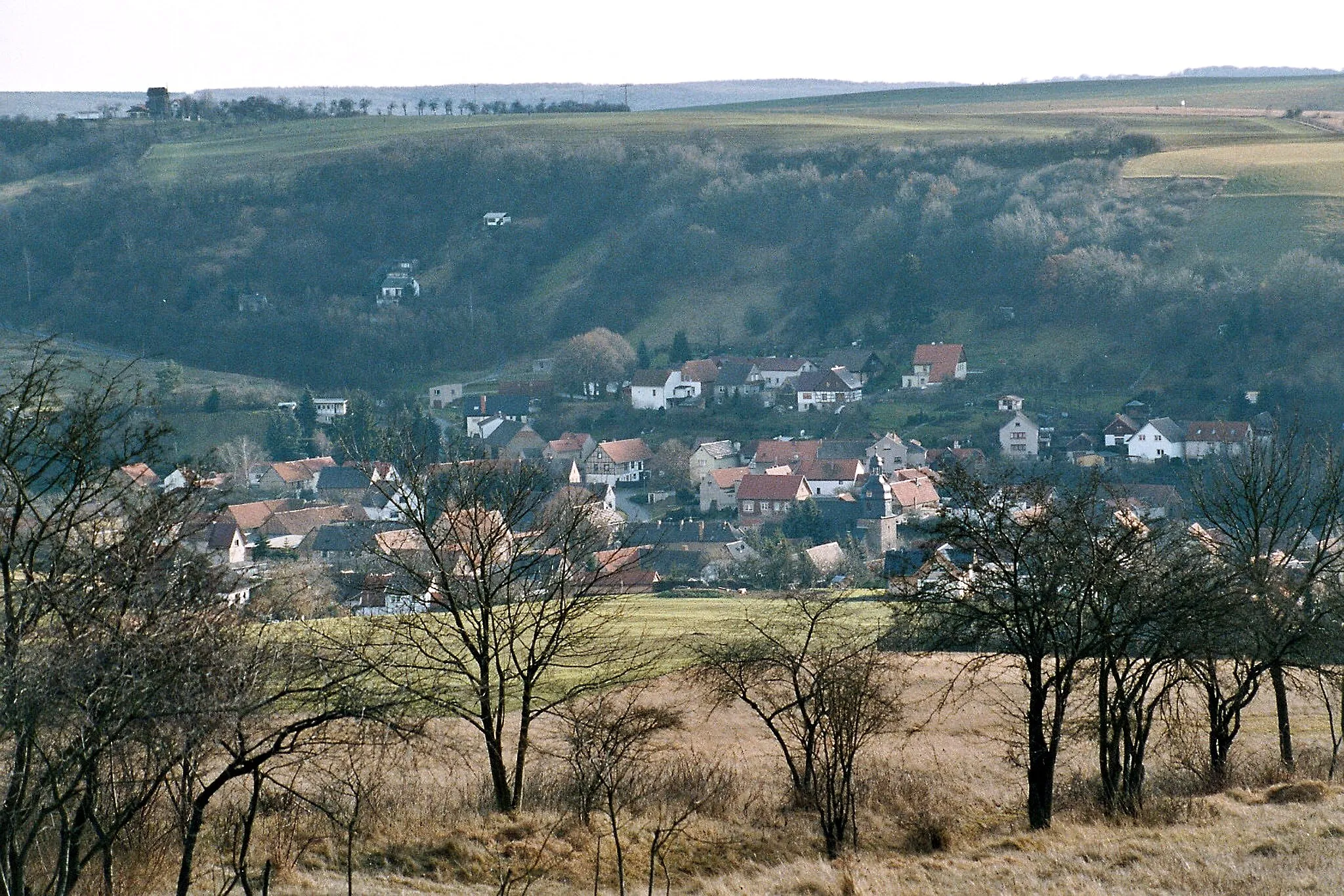 Photo showing: View from south to the village Pölsfeld