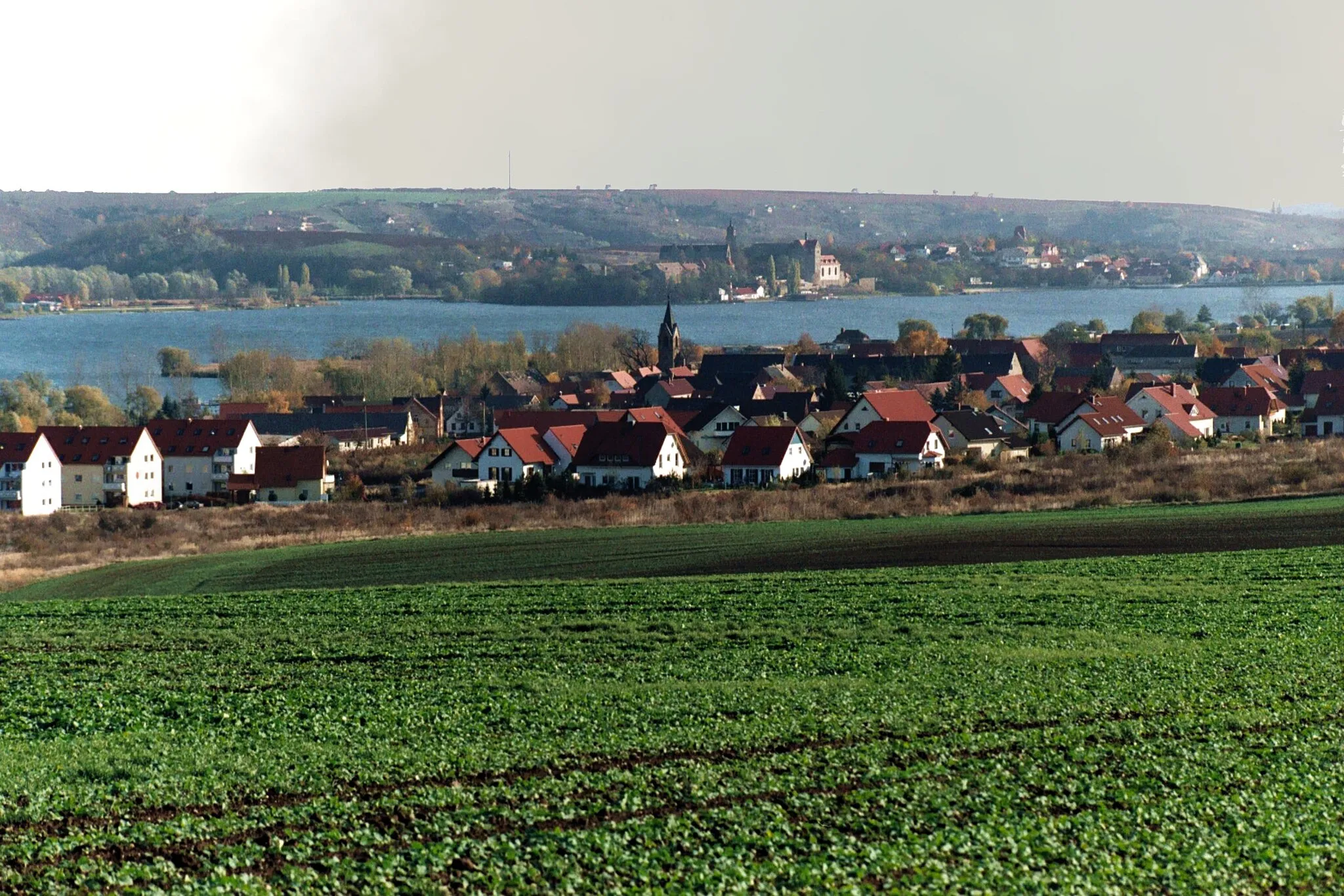 Photo showing: Aseleben (Seegebiet Mansfelder Land), view to the village