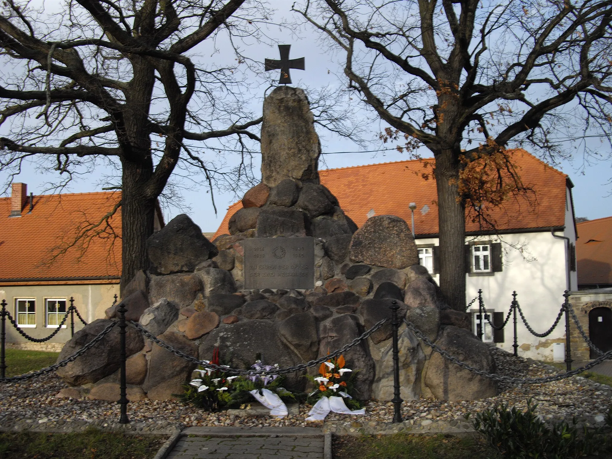 Photo showing: Kriegerdenkmal in Heiligenthal