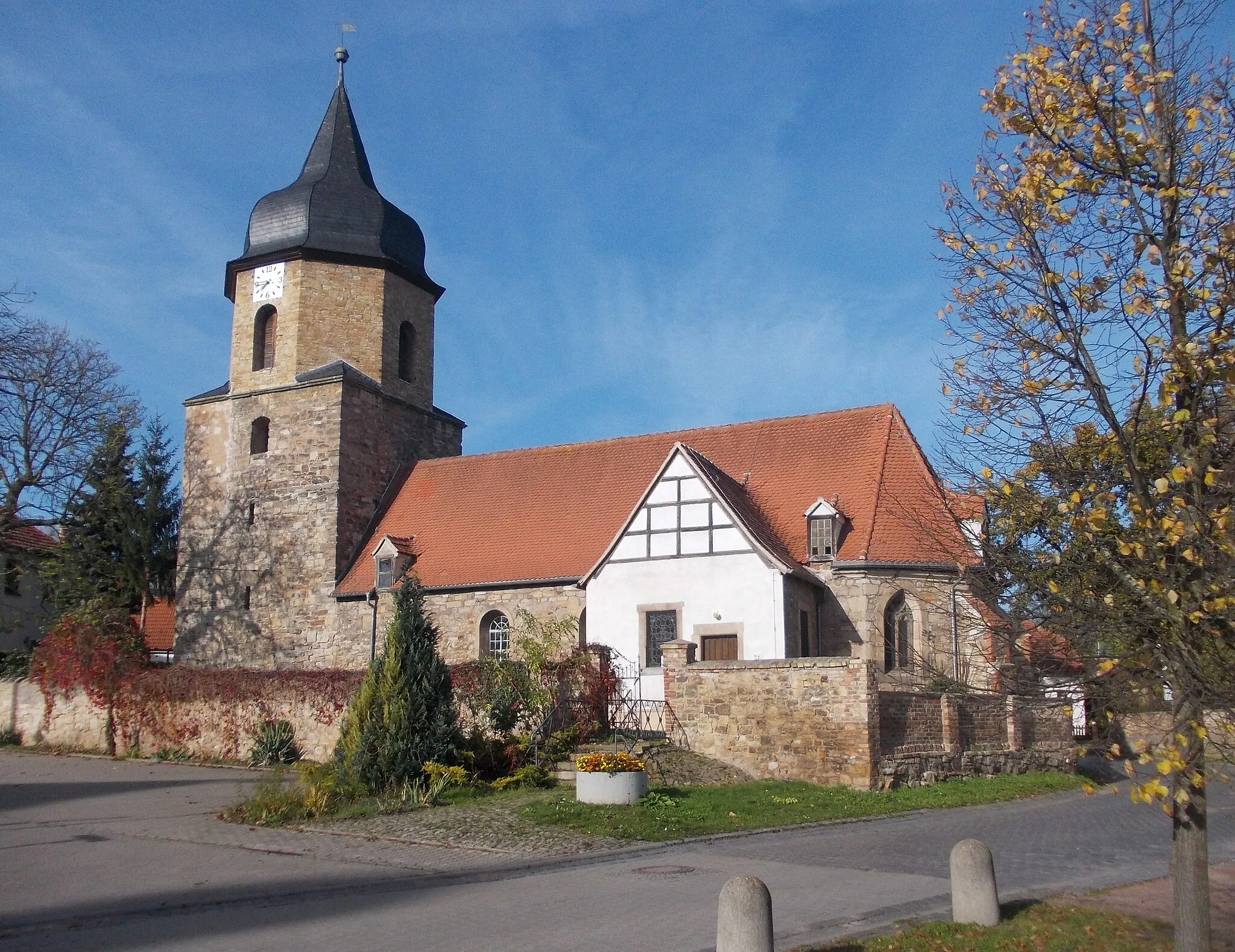 Photo showing: St. Benedict's Church in Schochwitz (Salzatal, district: Saalekreis, Saxony-Anhalt)