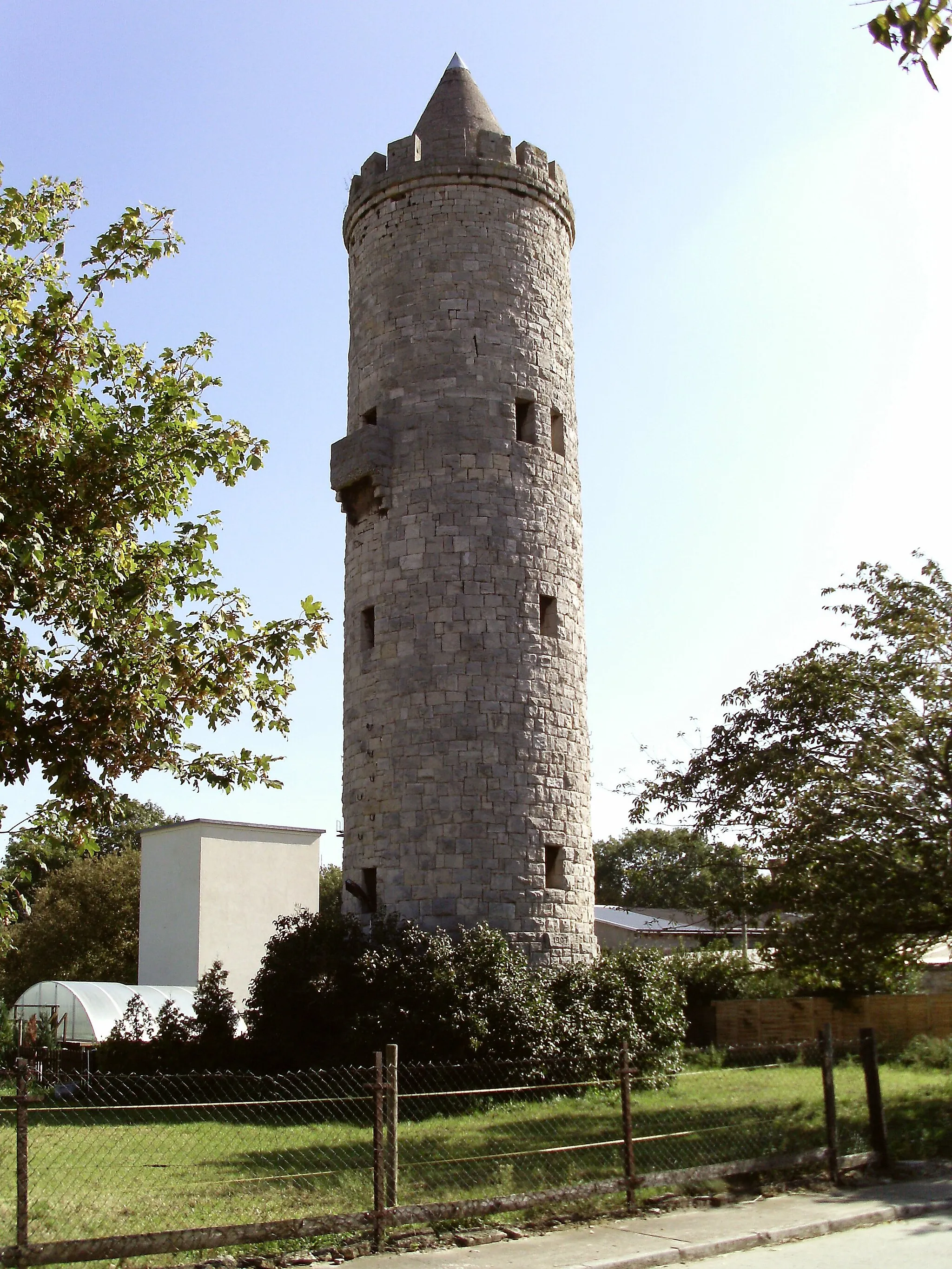 Photo showing: Old water tower (1907) in Gleina (district of Burgenlandkreis, Saxony-Anhalt)