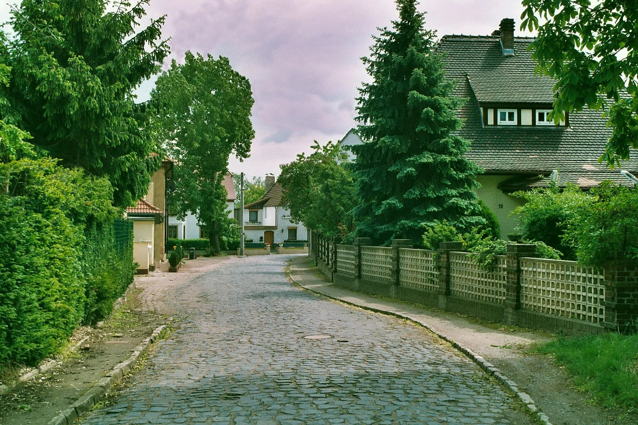 Photo showing: Angersdorf (Teutschenthal), the Schlettauer Straße