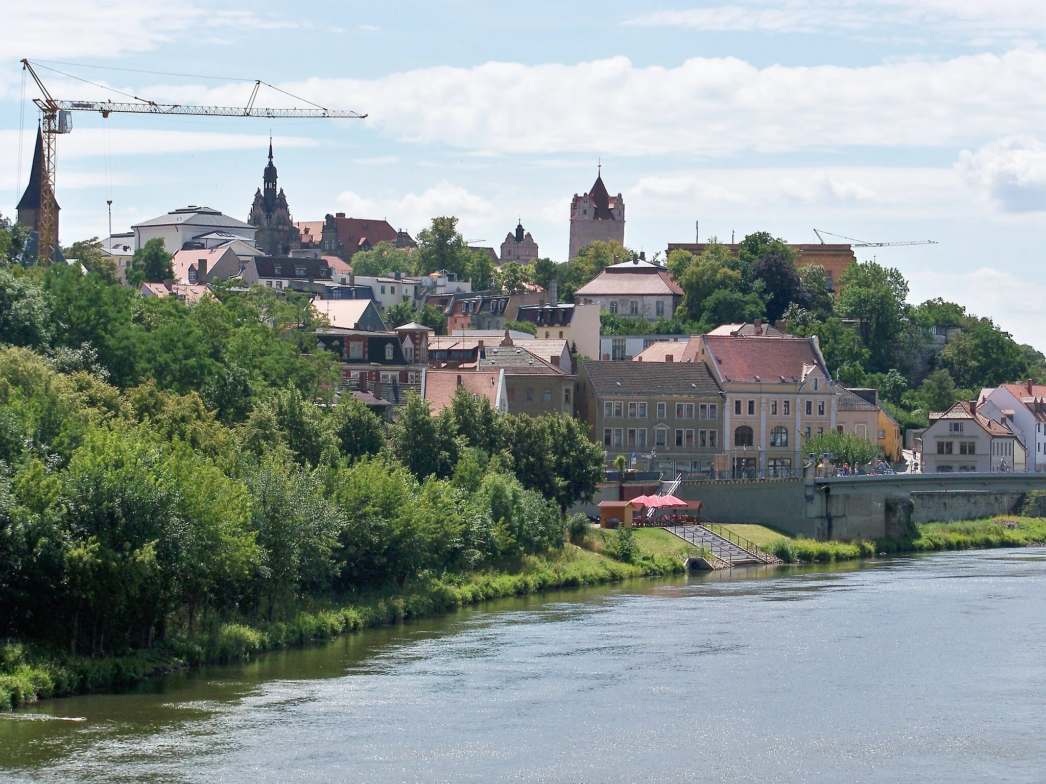 Photo showing: Stadtansicht von Bernburg (Saale)