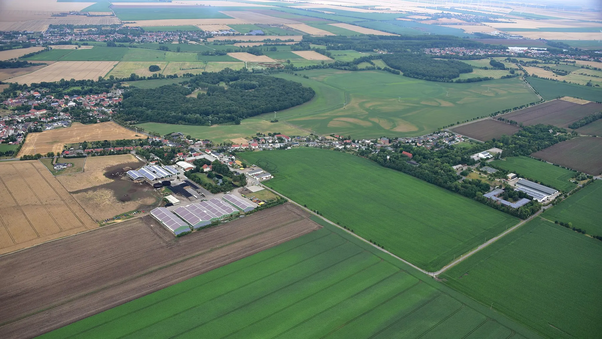 Photo showing: Tarthun, Luftaufnahme (2019)