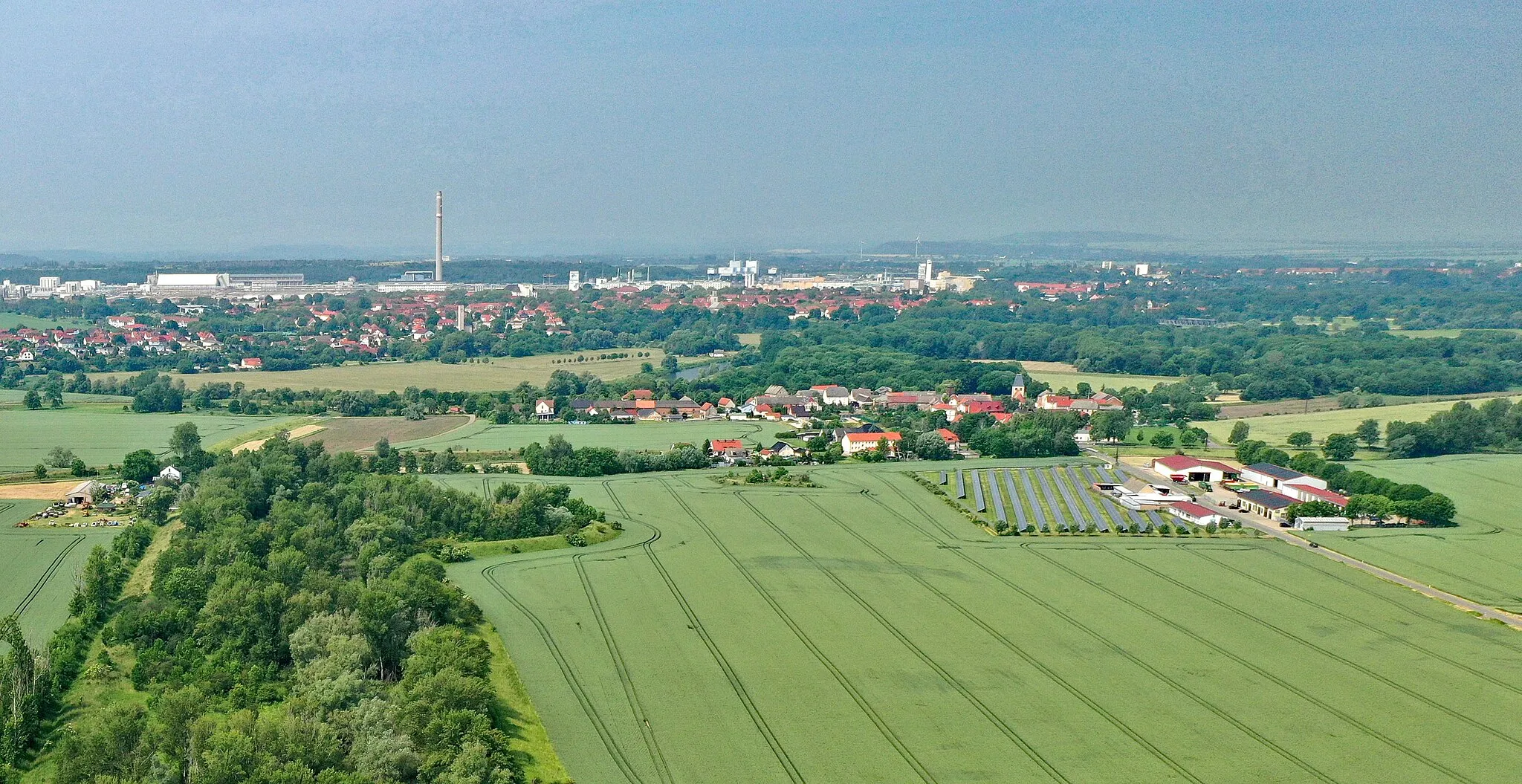 Photo showing: Wüsteneutzsch lock (Leuna, Saxony-Anhalt, Germany)