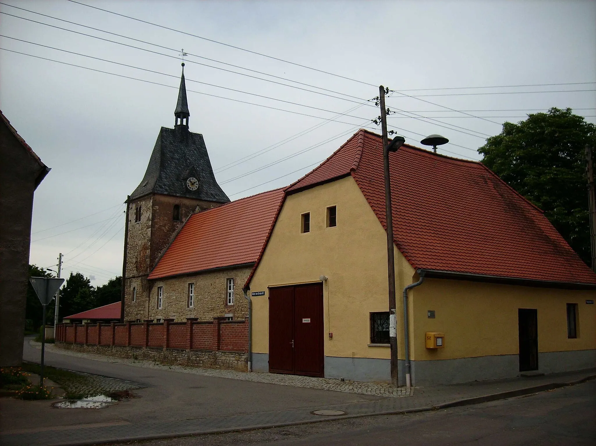 Photo showing: Schnellroda church (Steigra, district of Saalekreis, Saxony-Anhalt)