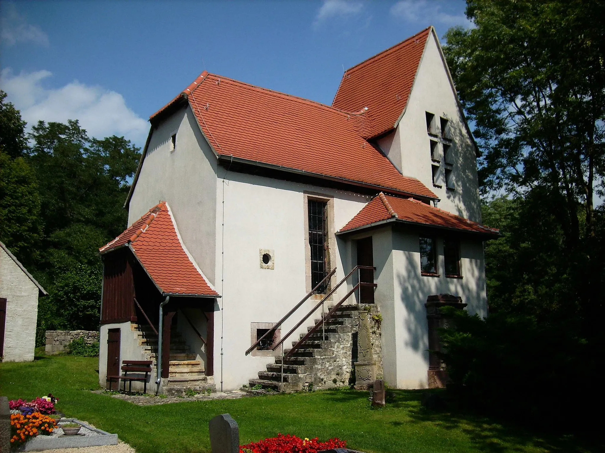 Photo showing: Church of the village of Janisroda (Naumburg, district of Burgenlandkreis, Saxony-Anhalt)