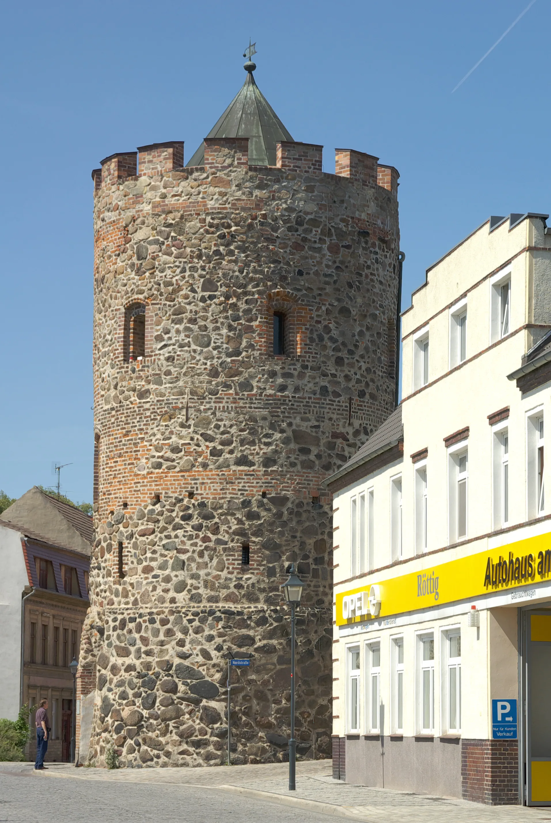 Photo showing: Berliner Torturm in Burg(Magdeburg)