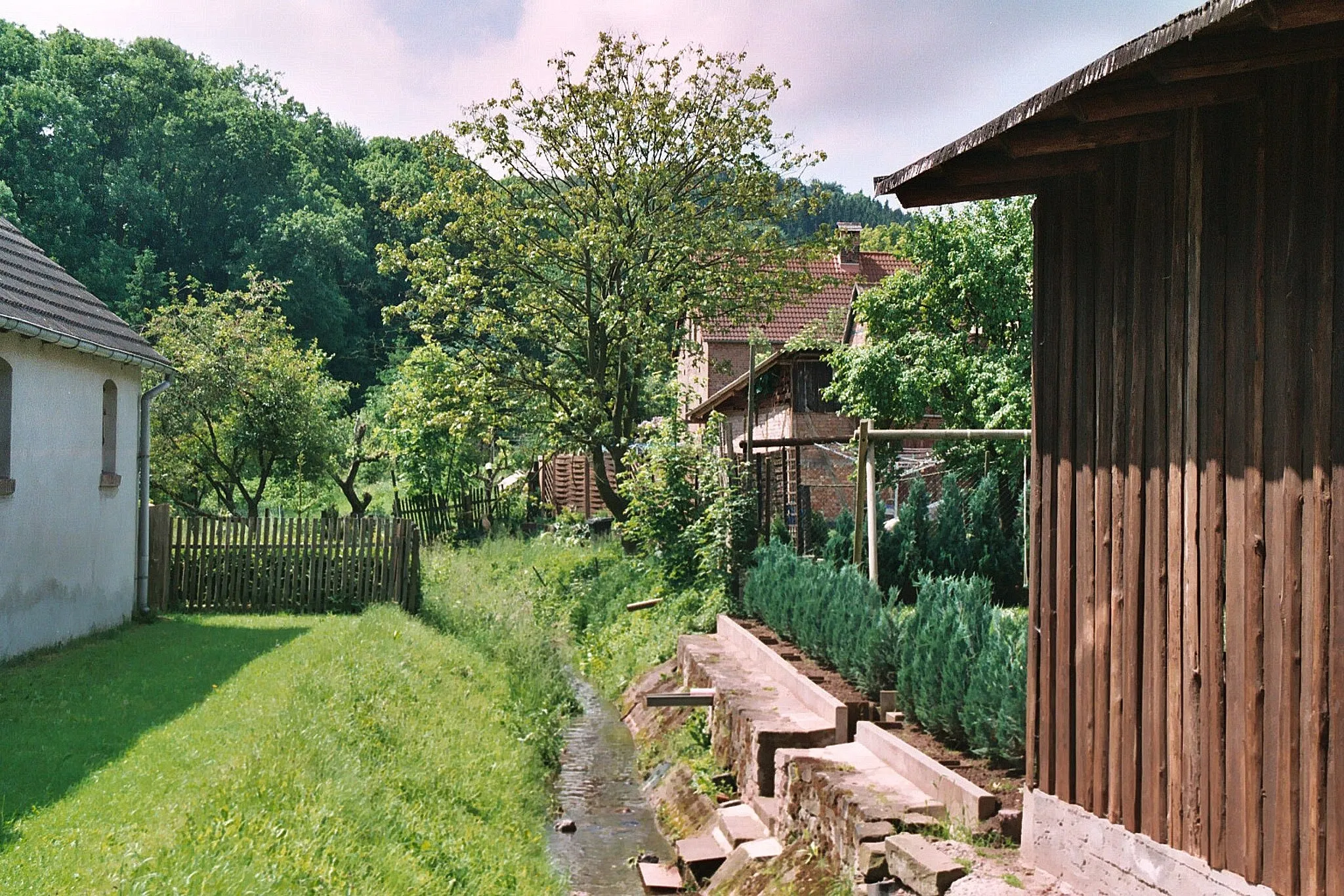 Photo showing: Möllendorf (Mansfeld), a brook