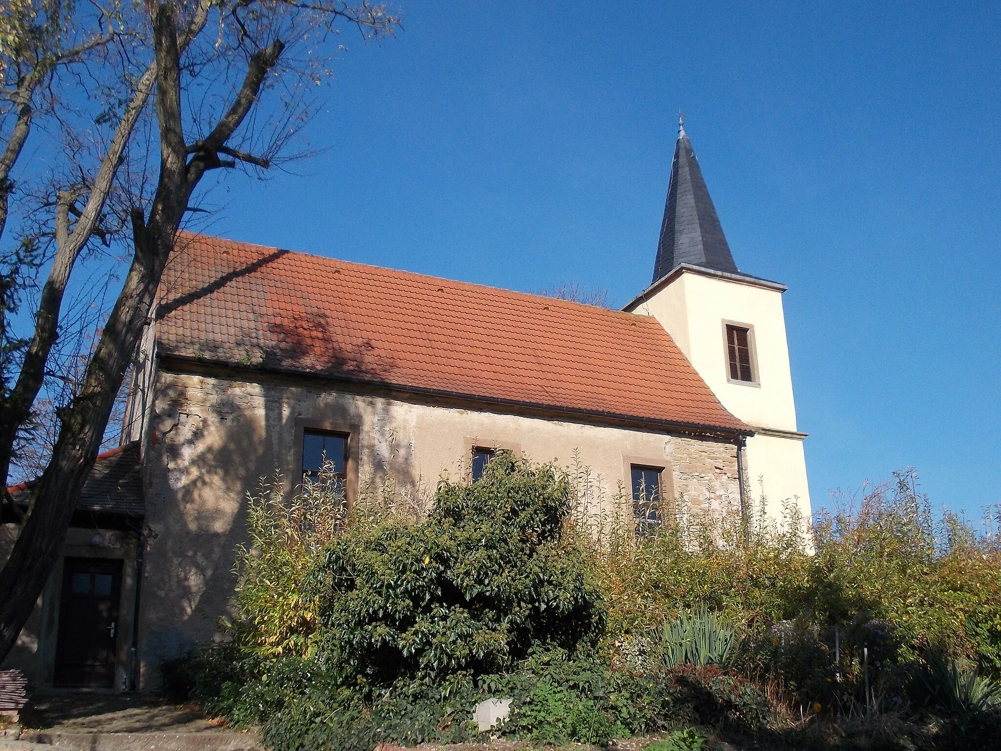 Photo showing: Döschwitz church (Kretzschau, district: Burgenlandkreis, Saxony-Anhalt)