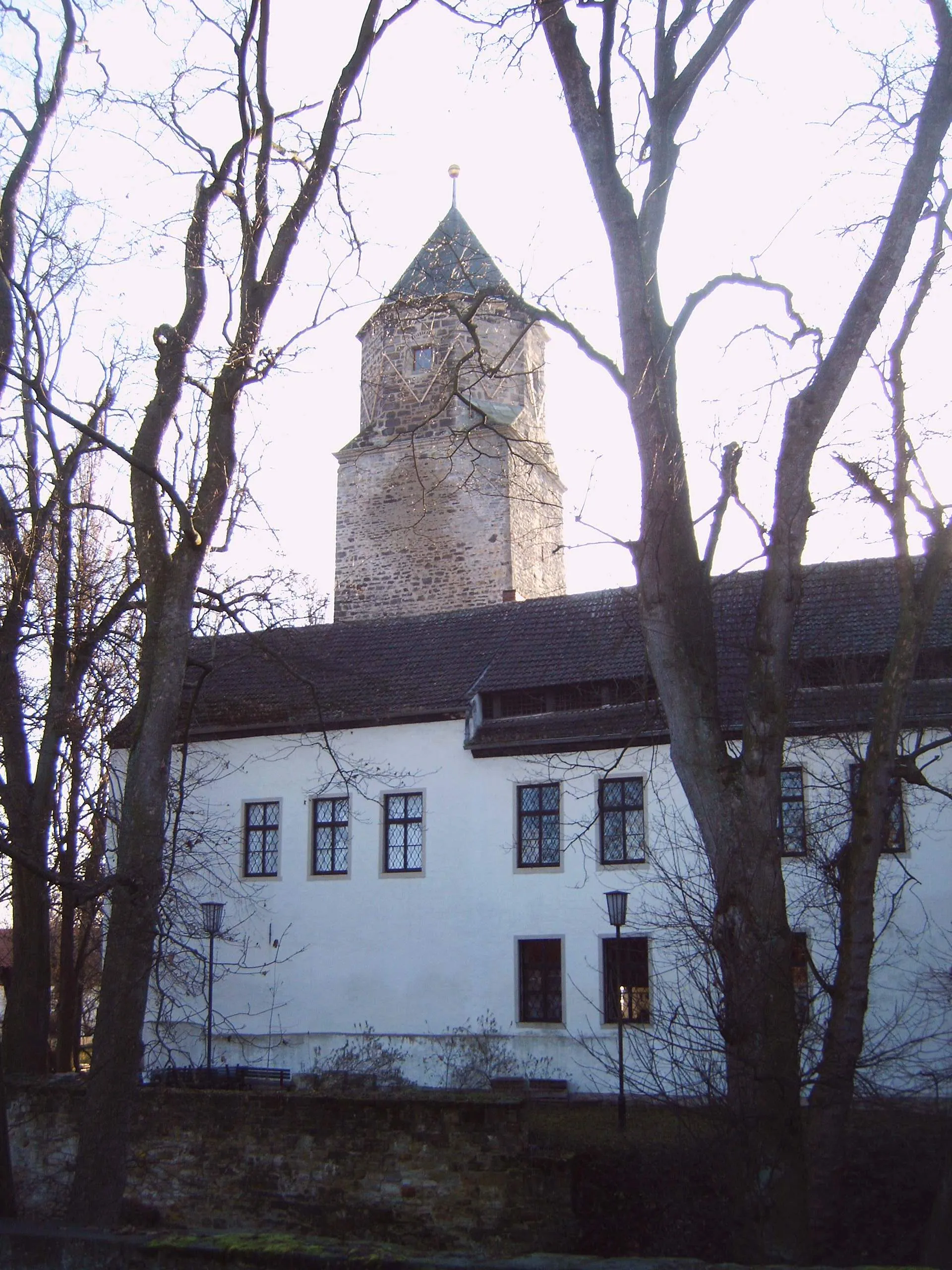 Photo showing: Burg Ummendorf, Nordseite mit Bergfried