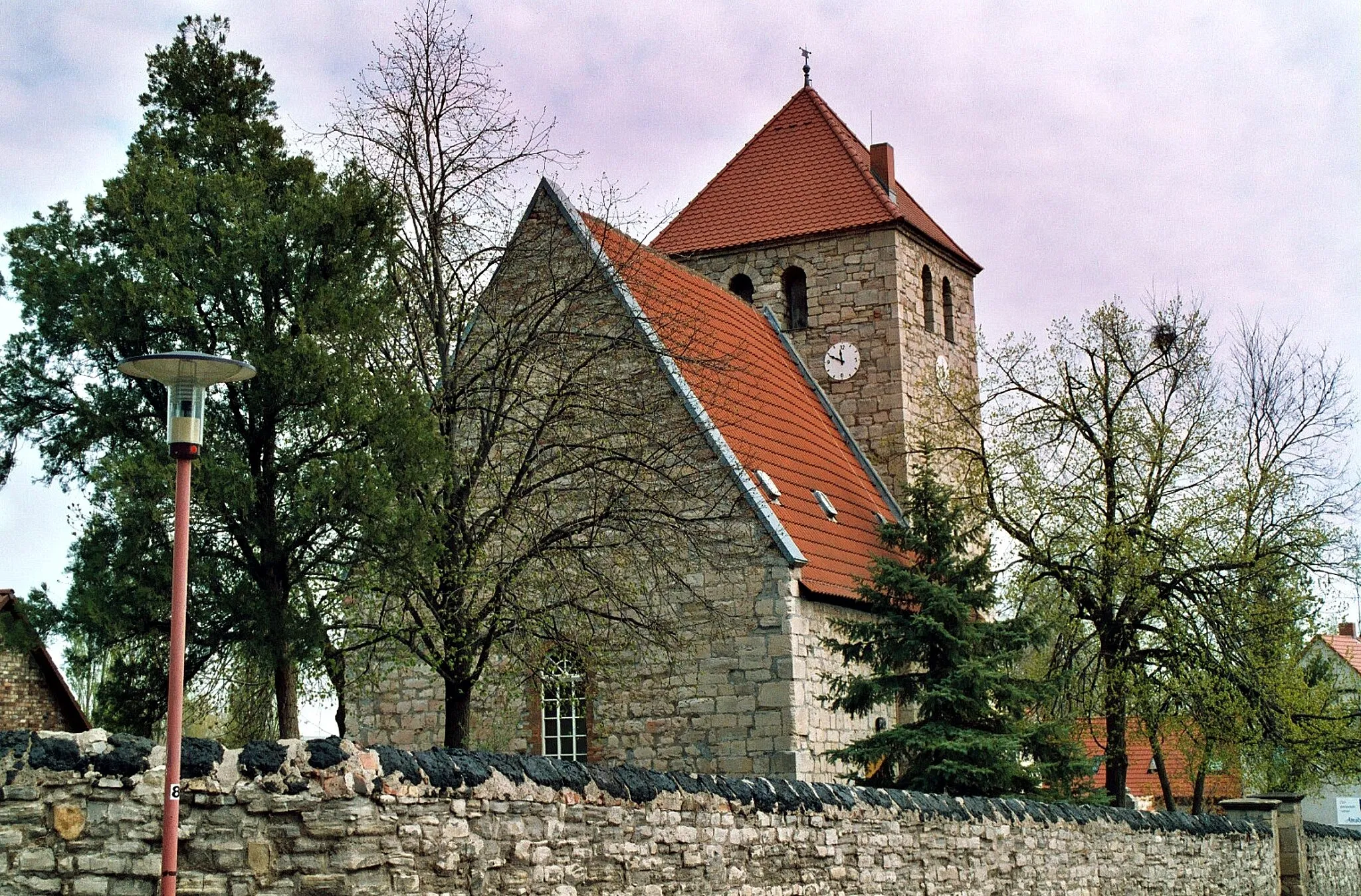 Photo showing: Amsdorf (Seegebiet Mansfelder Land), the village church