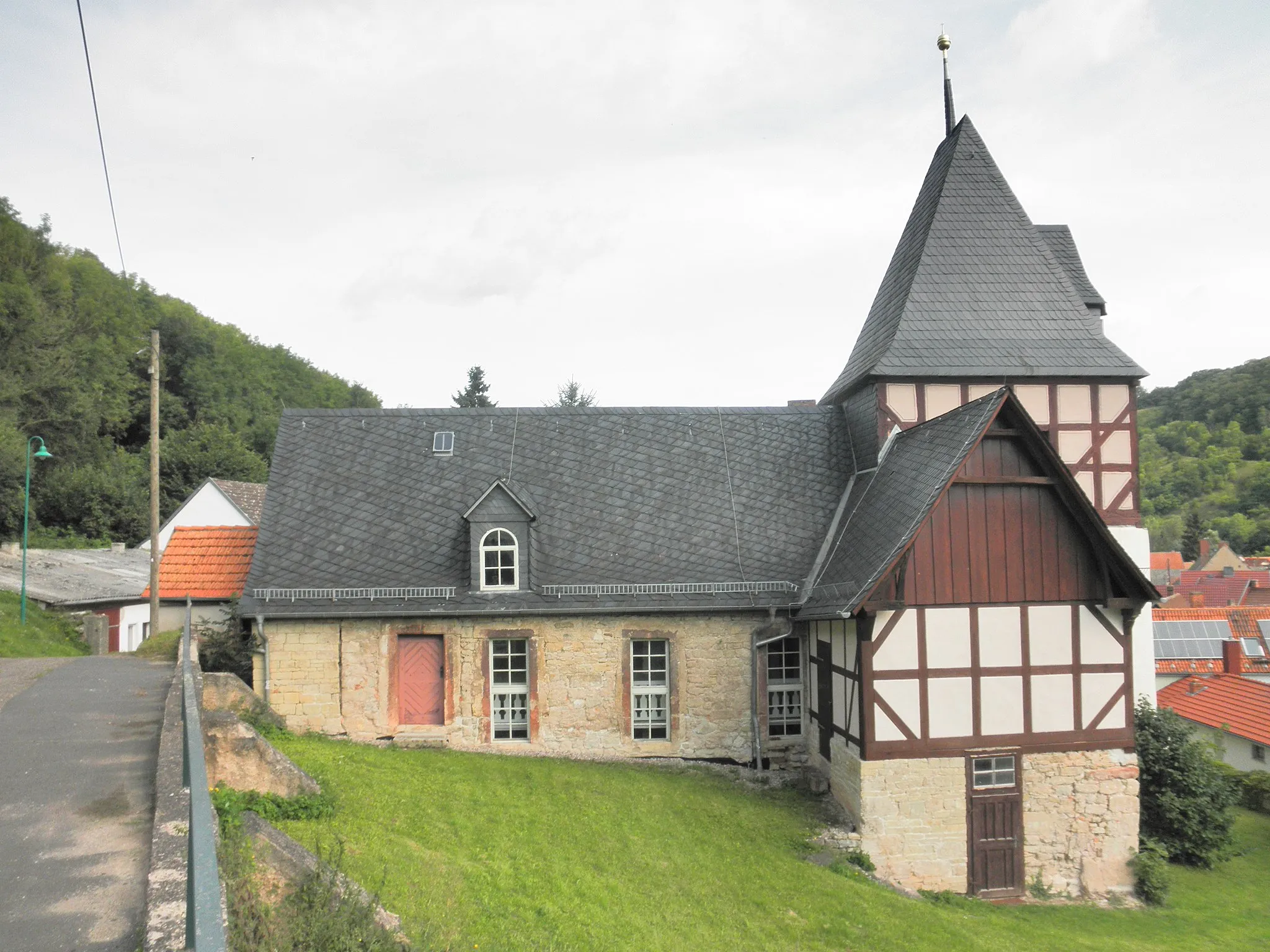 Photo showing: Church in Günserode in Kyffhäuserkreis in Thuringia
