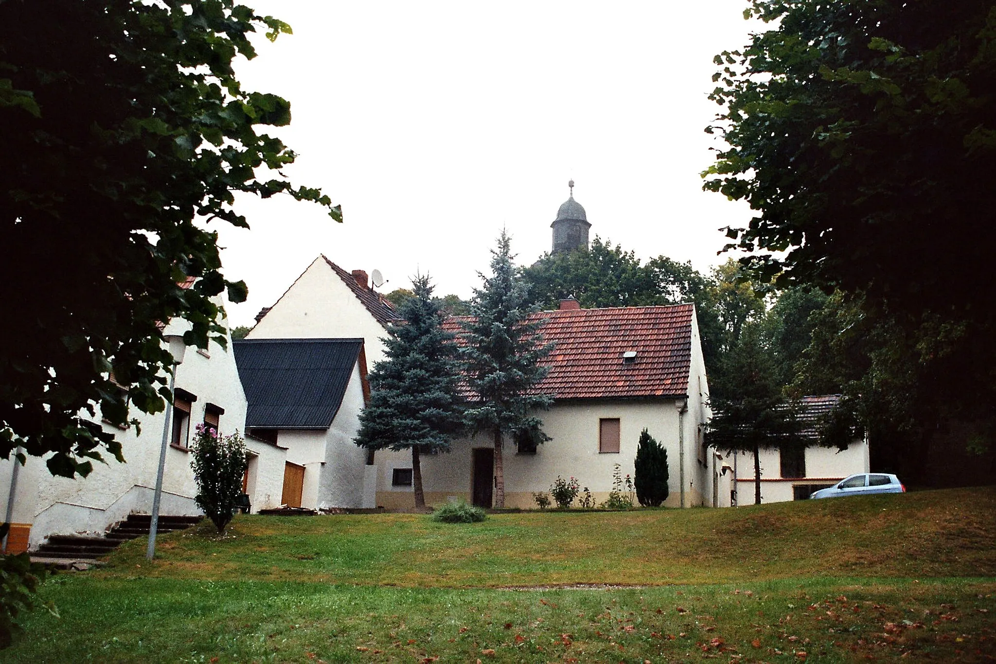 Photo showing: Giersleben, in front of the Kirchberg