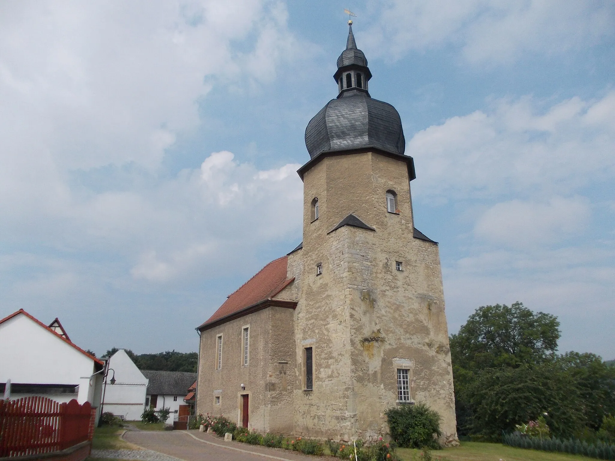 Photo showing: St. Elisabeth Church of Roses in Grossheringen (district of Weimarer Land, Thuringia)