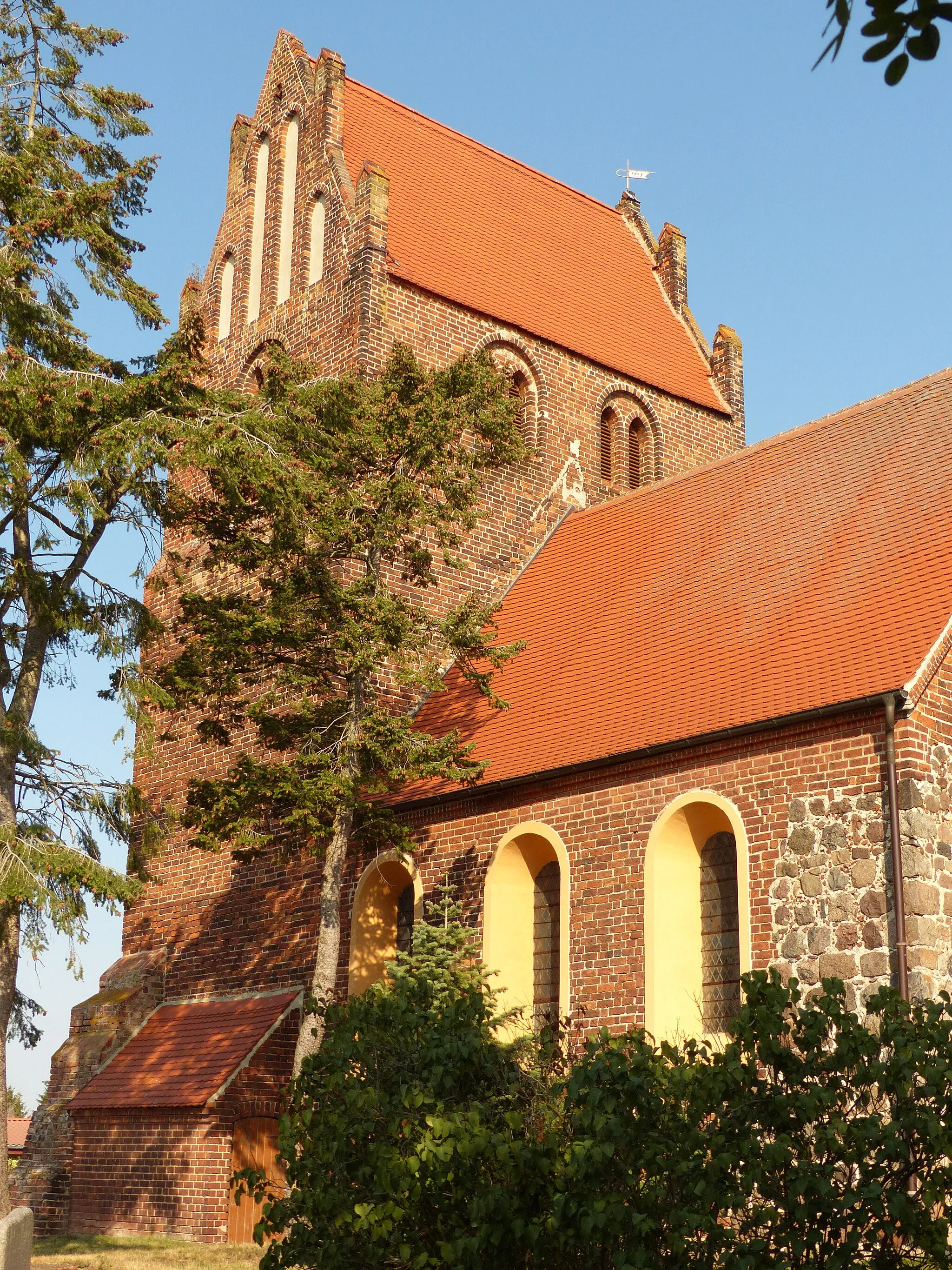 Photo showing: Village church in Falkenberg, Altmärkische Wische