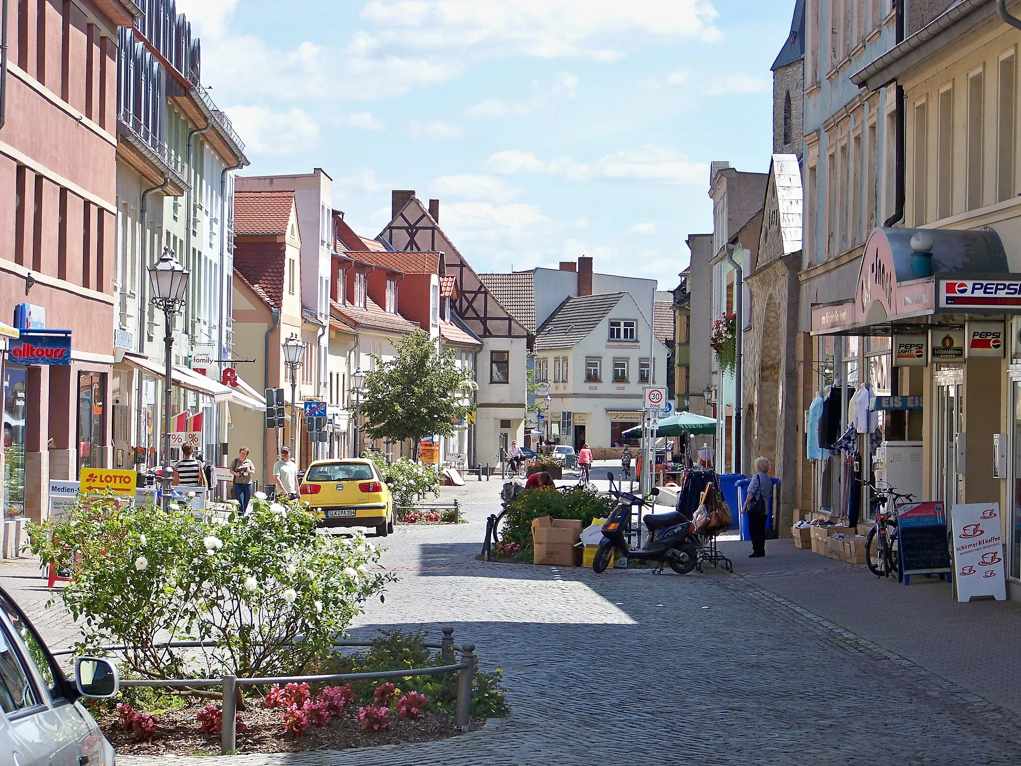 Photo showing: Löwestraße!! in Calbe (Saale)