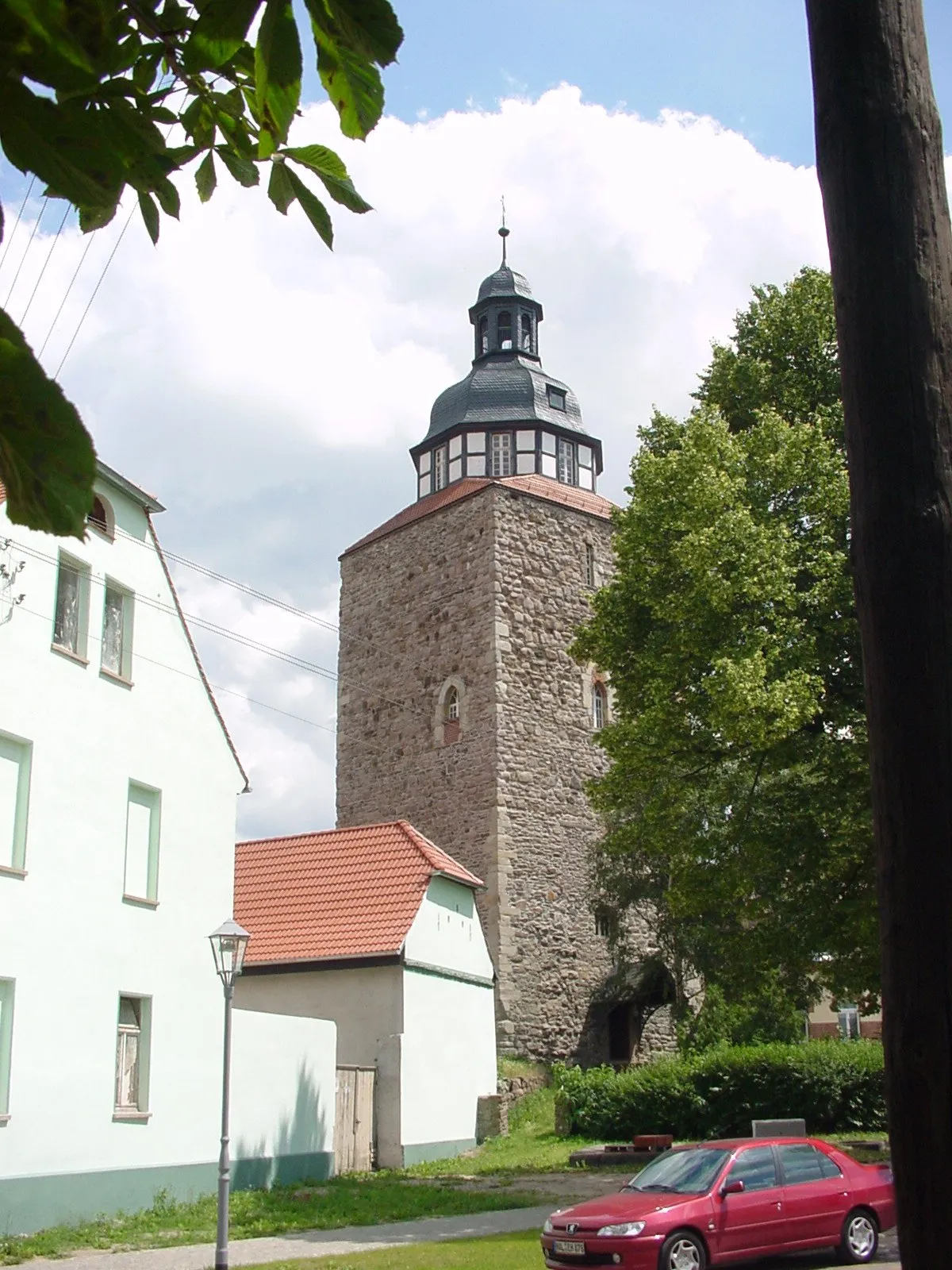 Photo showing: eigenes Foto,
Schlossturm Gröbzig

public domain