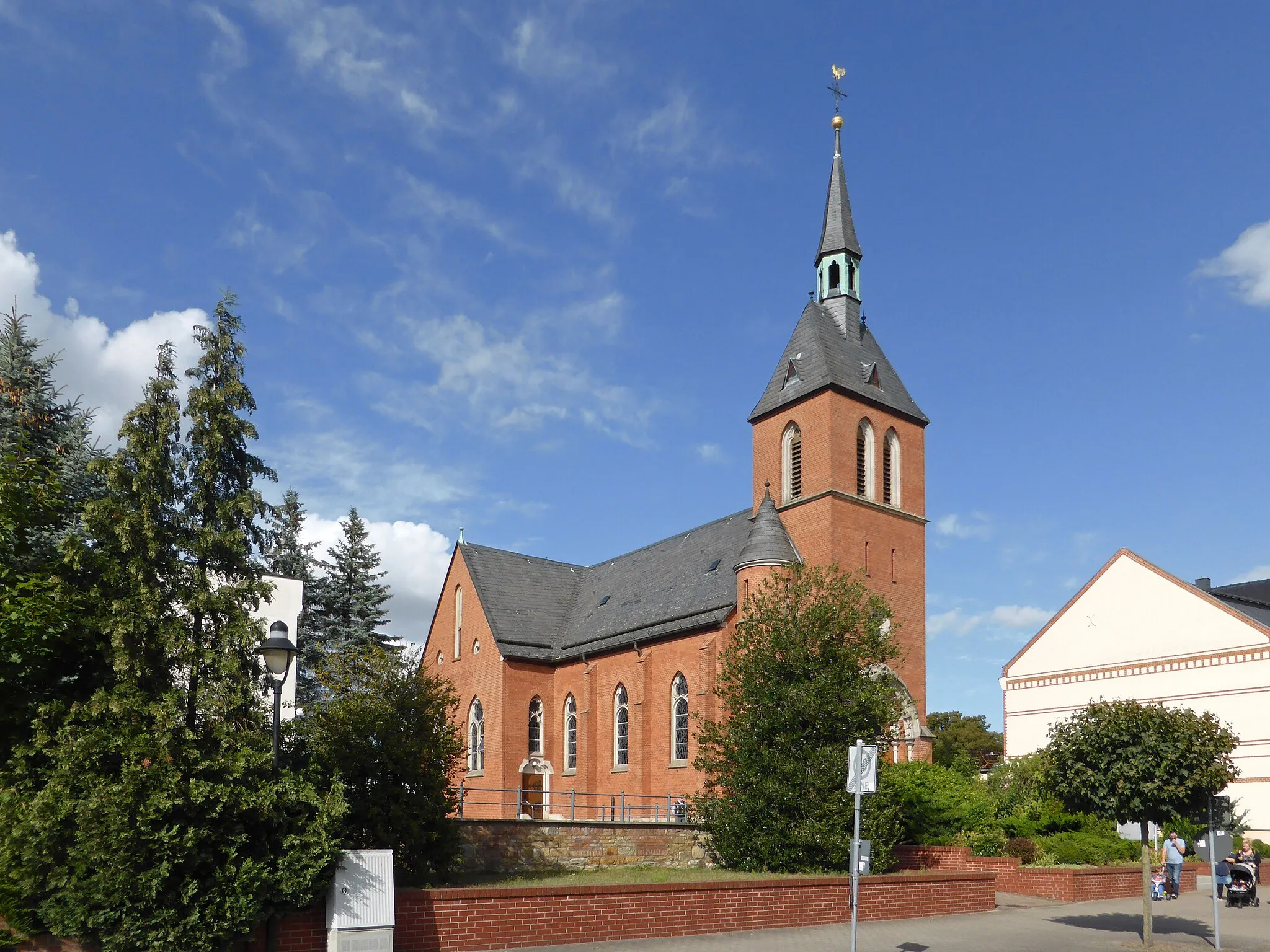 Photo showing: Herz-Jesu-Kirche in Gommern