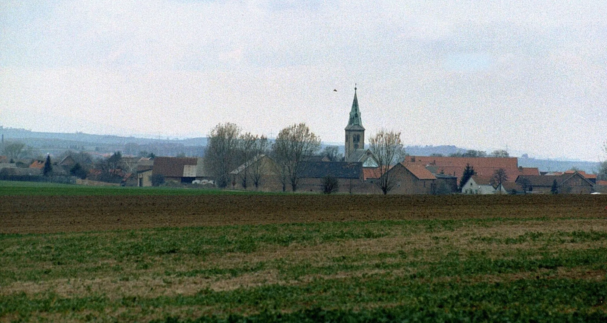 Photo showing: Arnstedt (Arnstein in Sachsen-Anhalt), view to the village