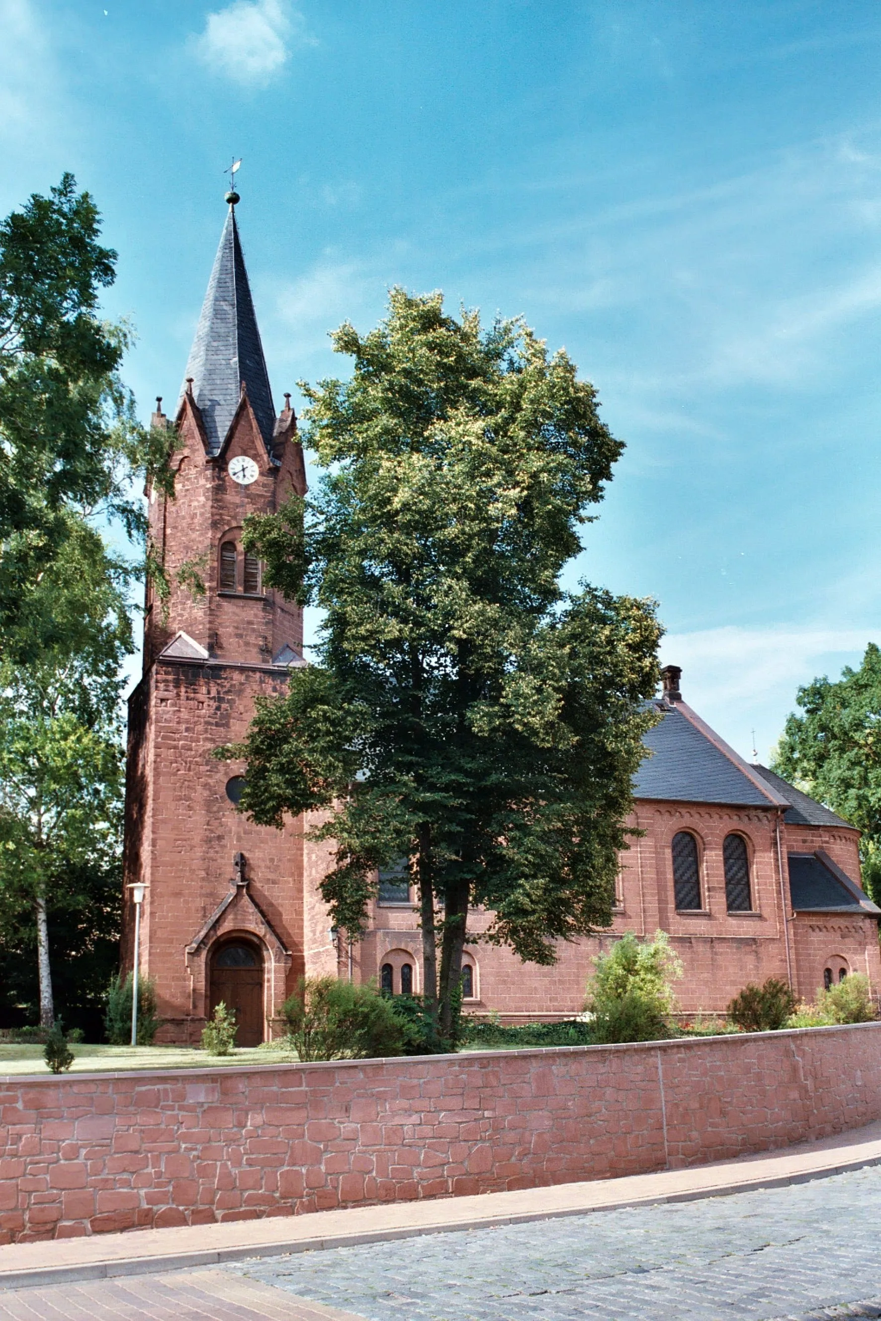 Photo showing: Rothenschirmbach (Lutherstadt Eisleben), the village church